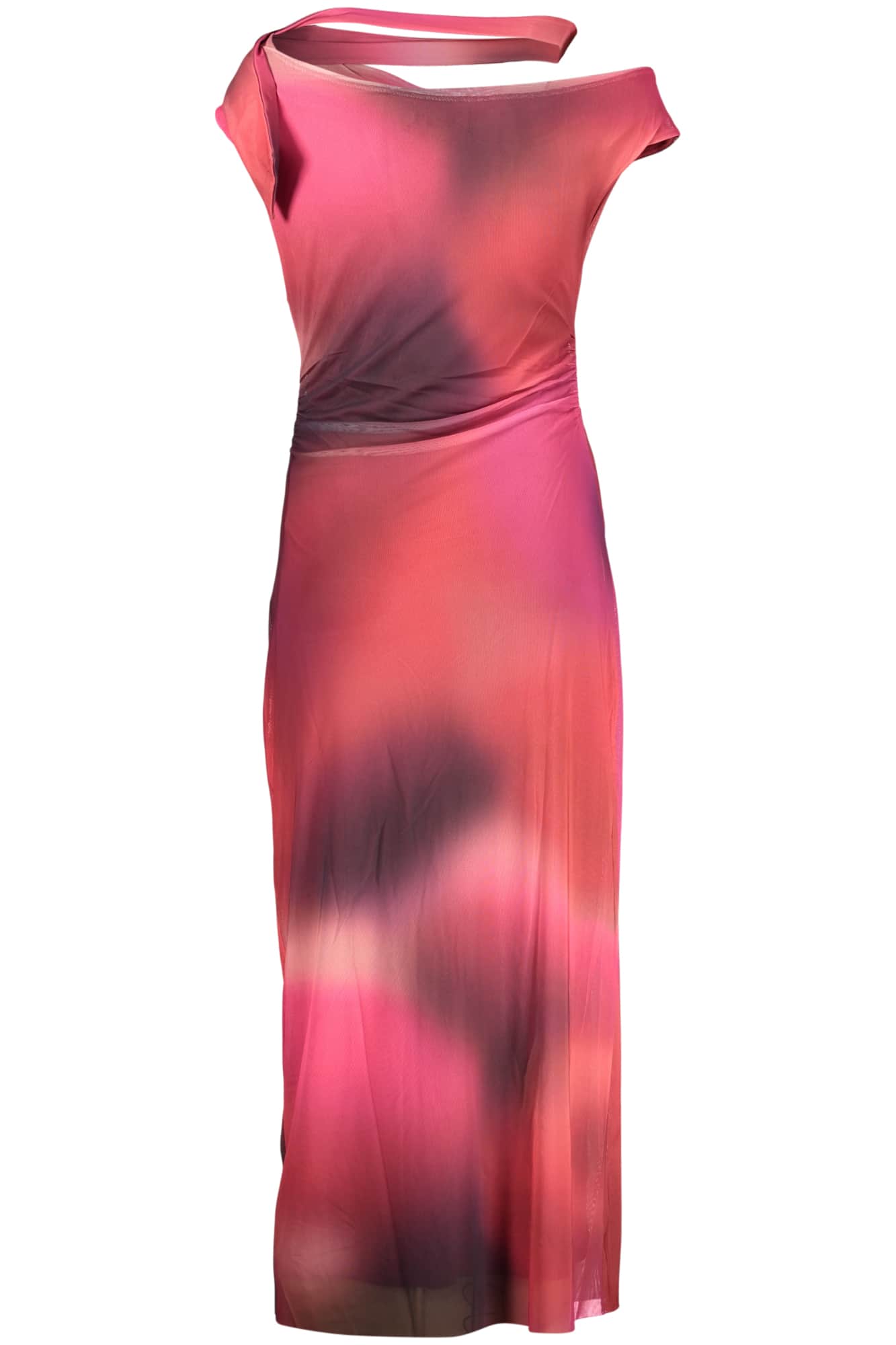 Desigual mujer largo morado vestido