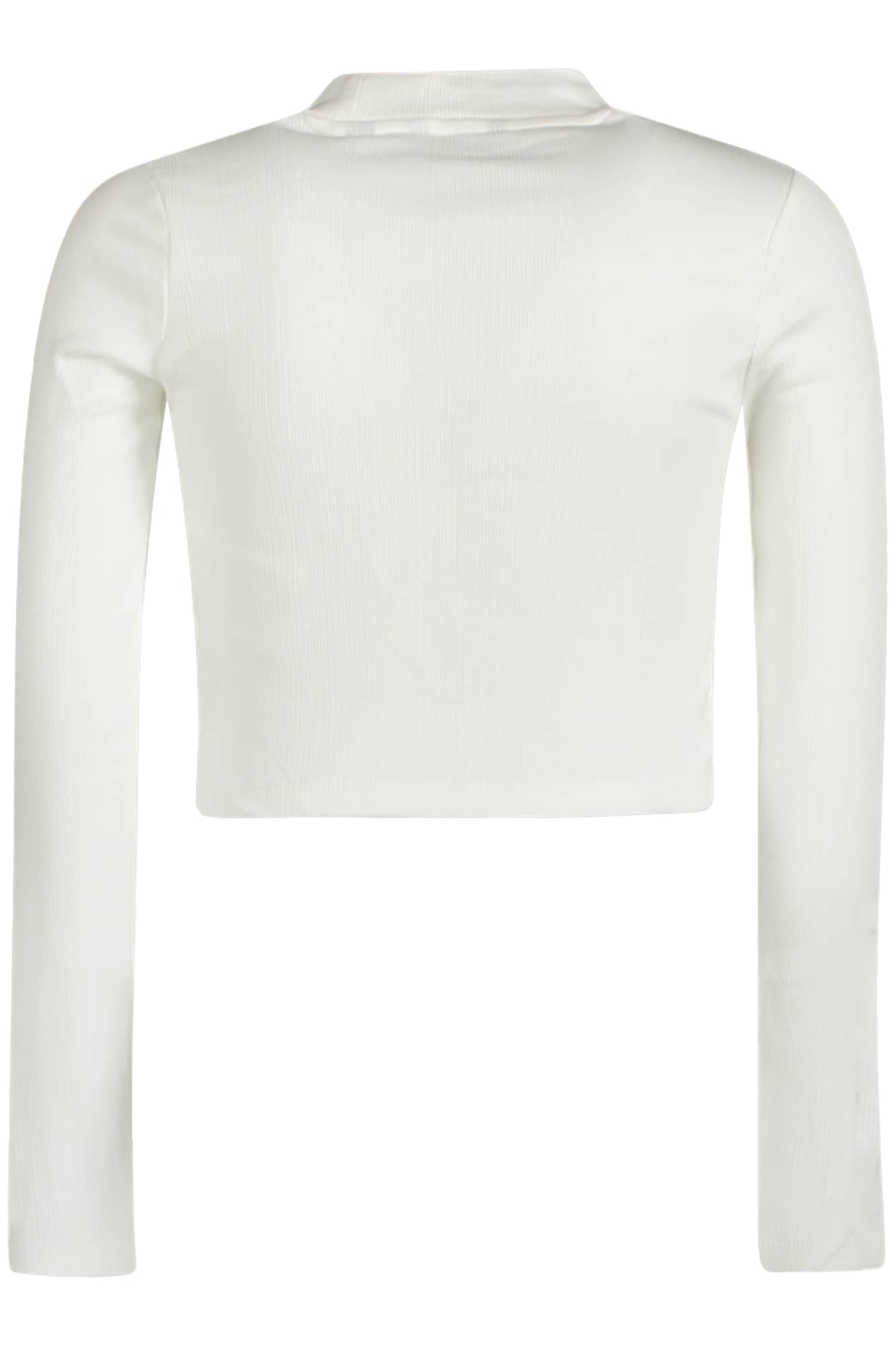 Guess vaqueros manga larga t-camisa para niñas, blanco