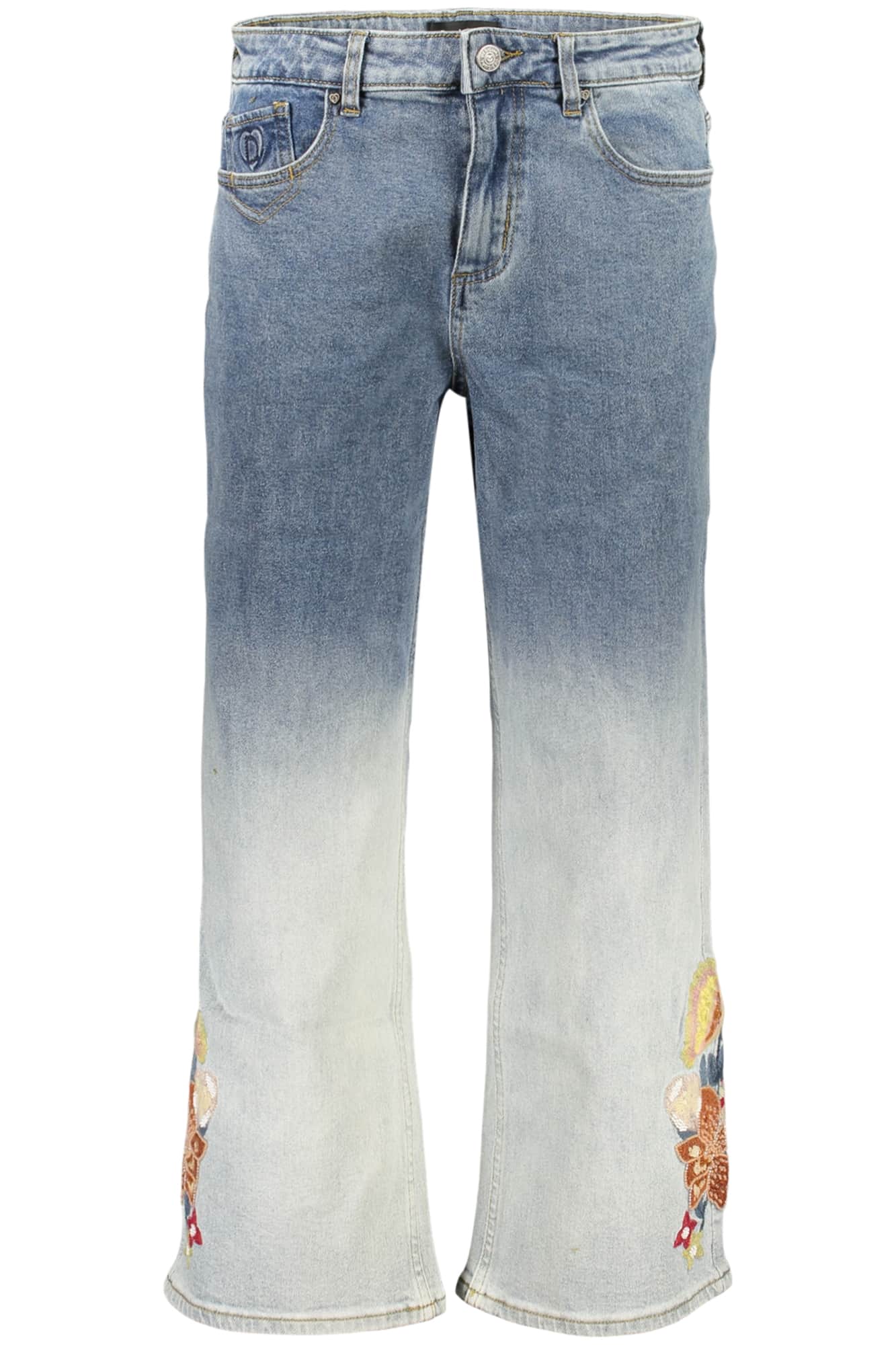 Desigual mujer denim vaqueros, azul