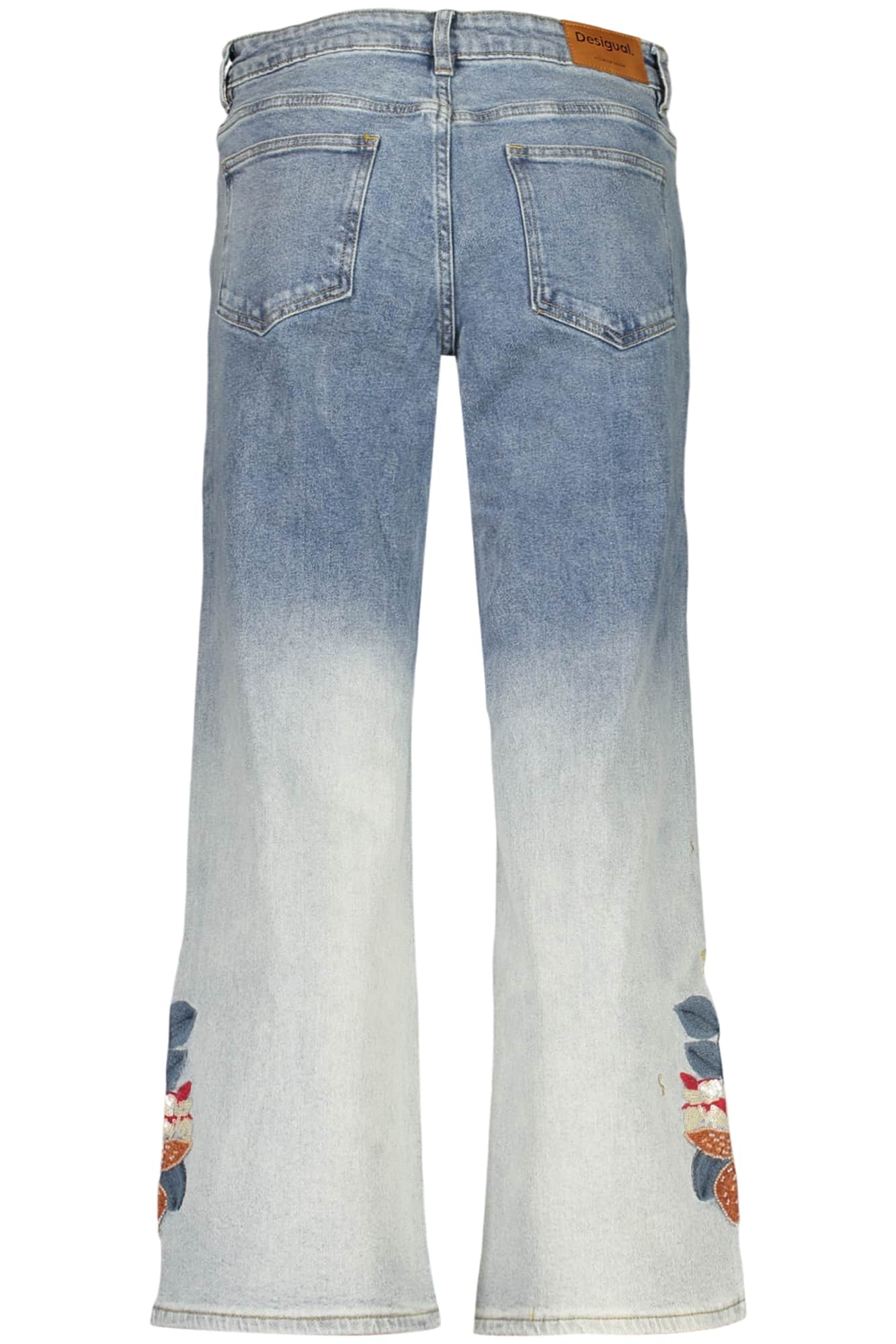 Desigual mujer denim vaqueros, azul