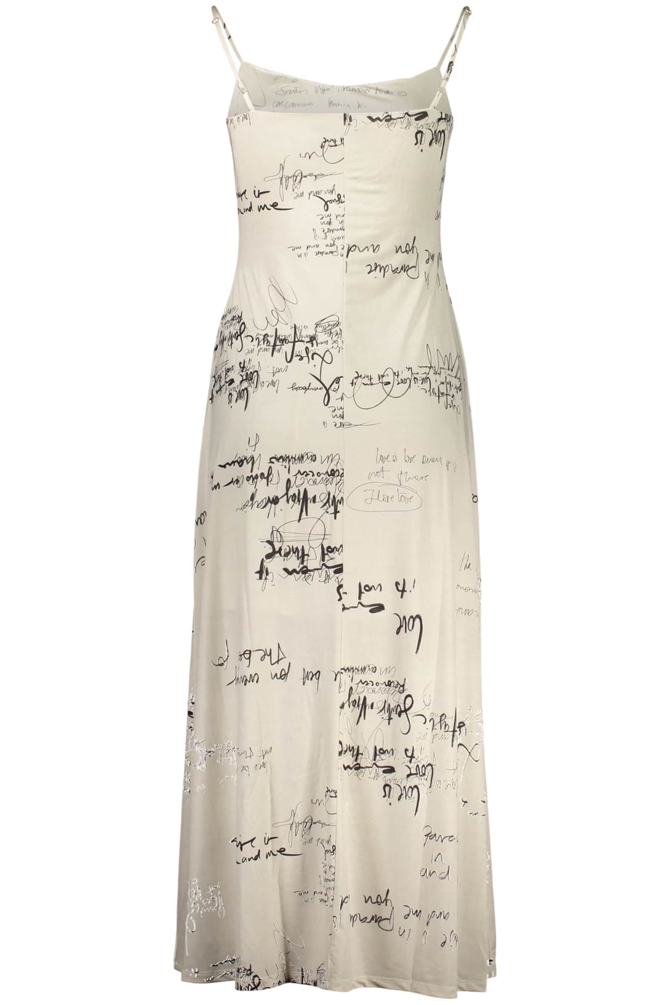 Desigual mujer largo vestido blanco