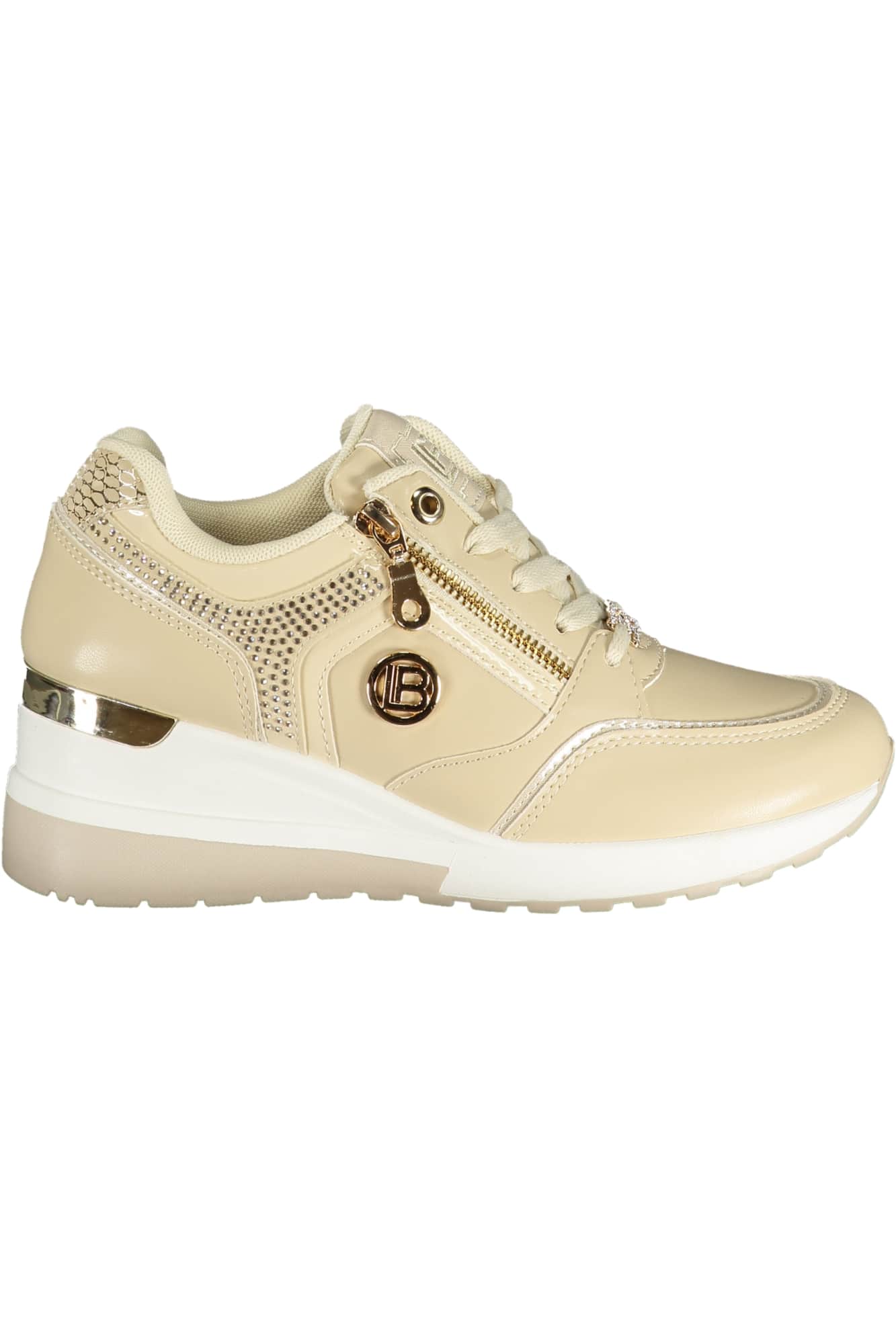 Laura Biagiotti mujer beige zapatillas deportivas