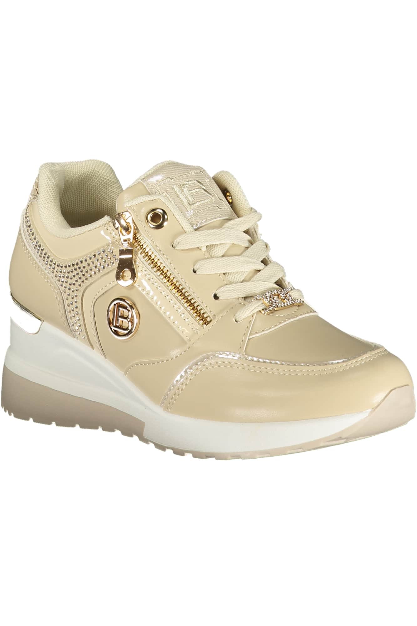 Laura Biagiotti mujer beige zapatillas deportivas