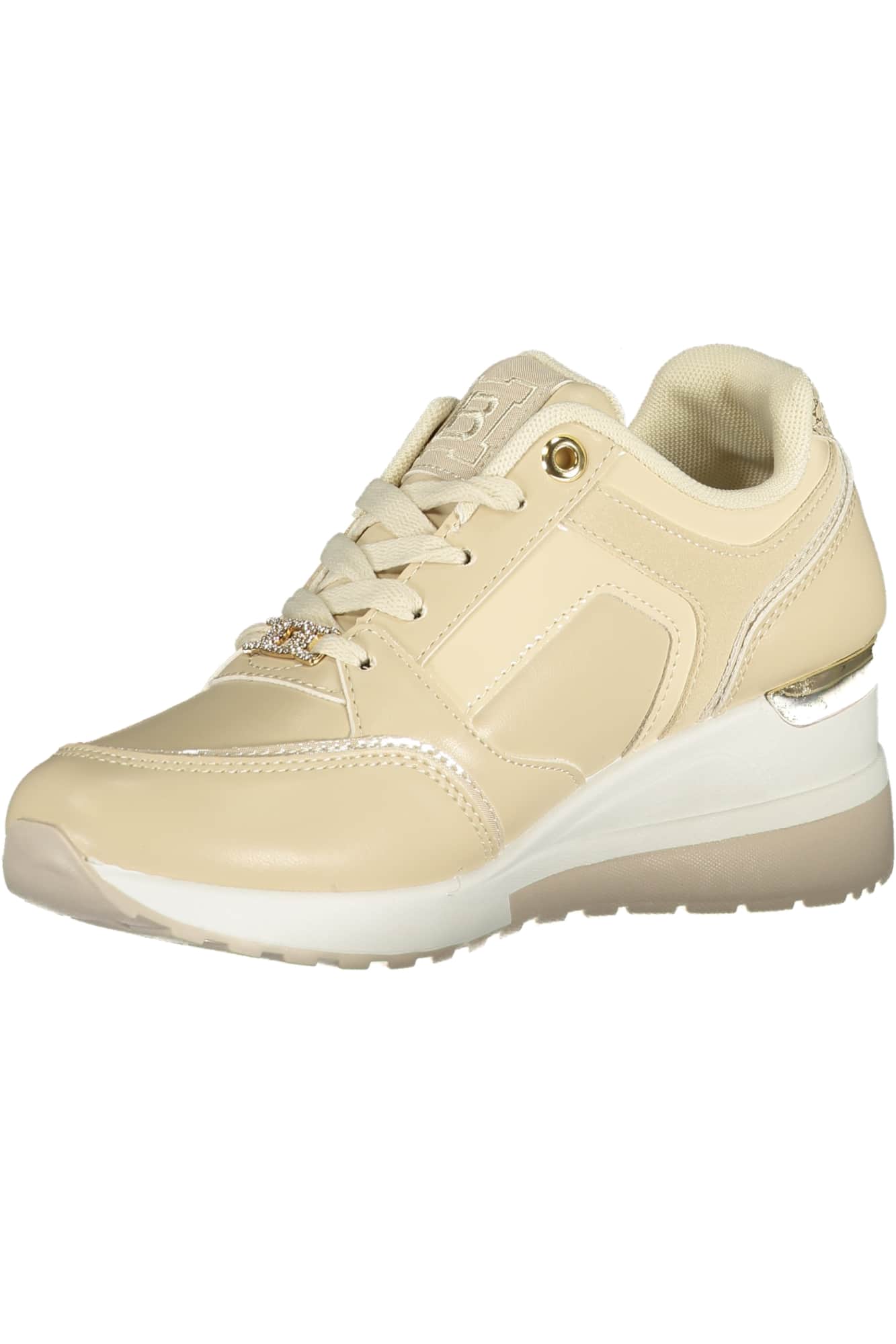 Laura Biagiotti mujer beige zapatillas deportivas