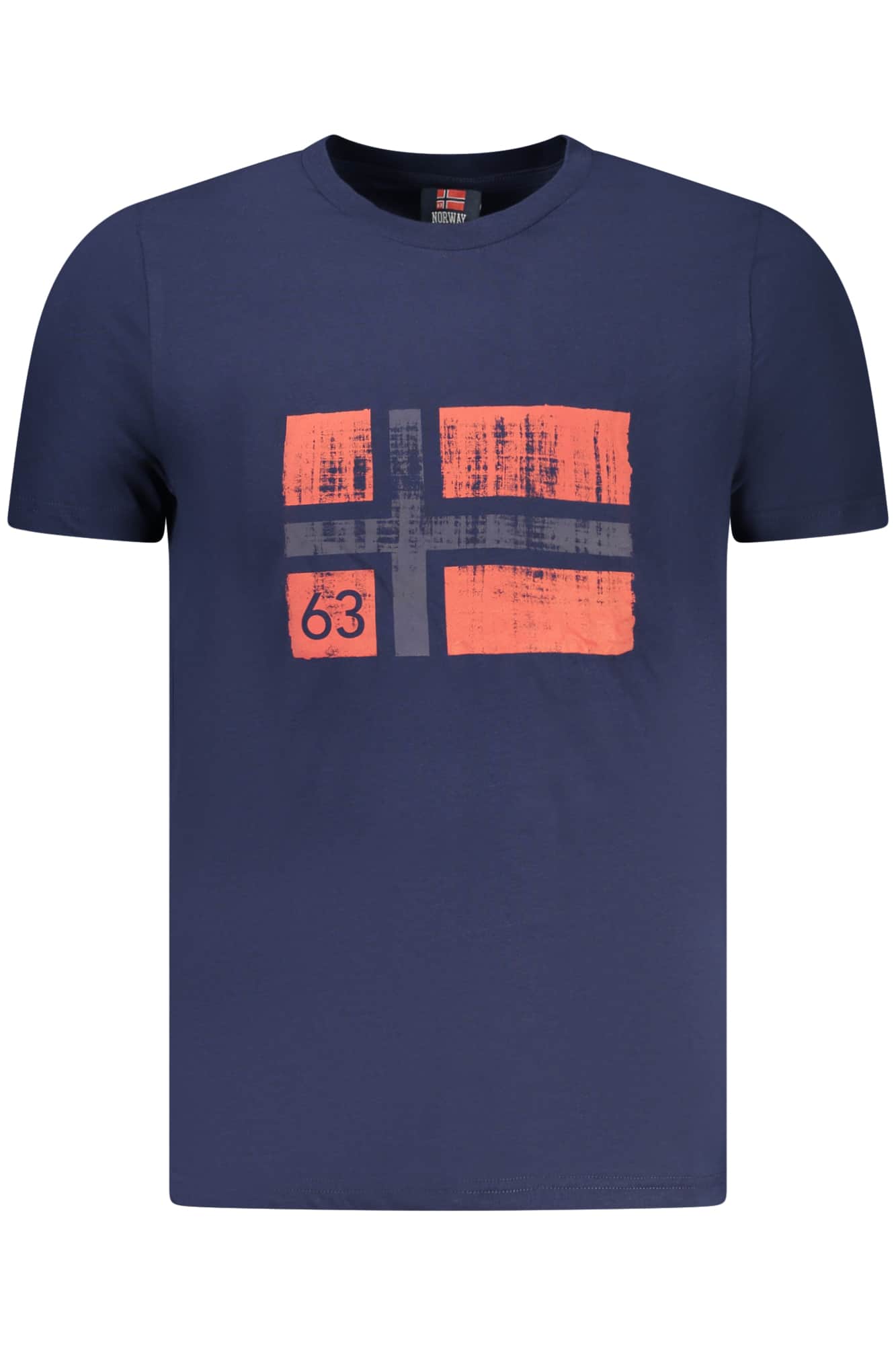 Norway 1963 hombre manga corta t-camisa blanco