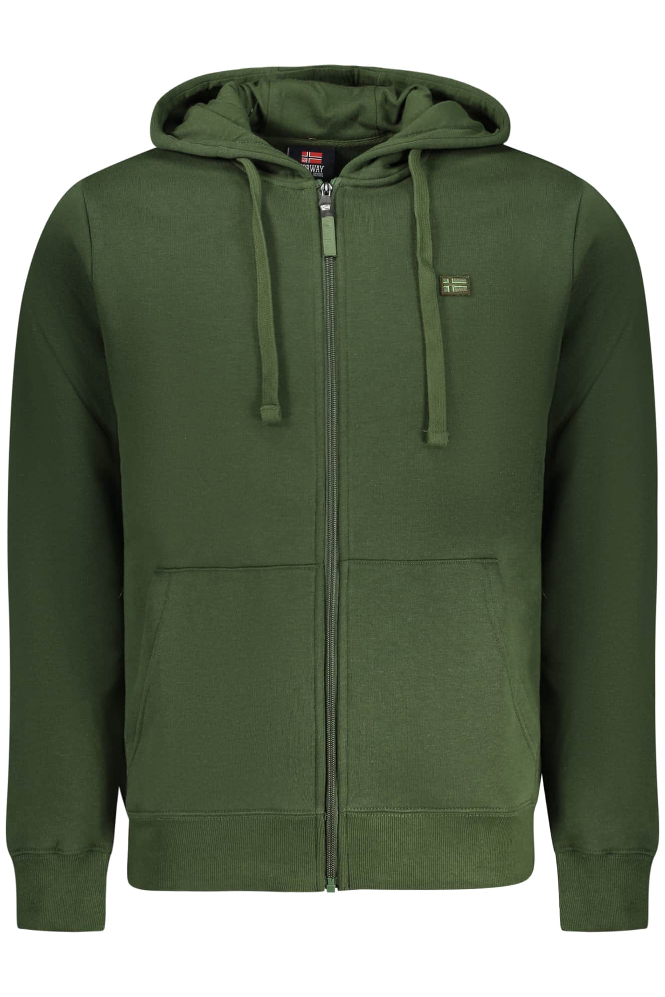 Norway 1963 hombre verde con cremallera sudadera