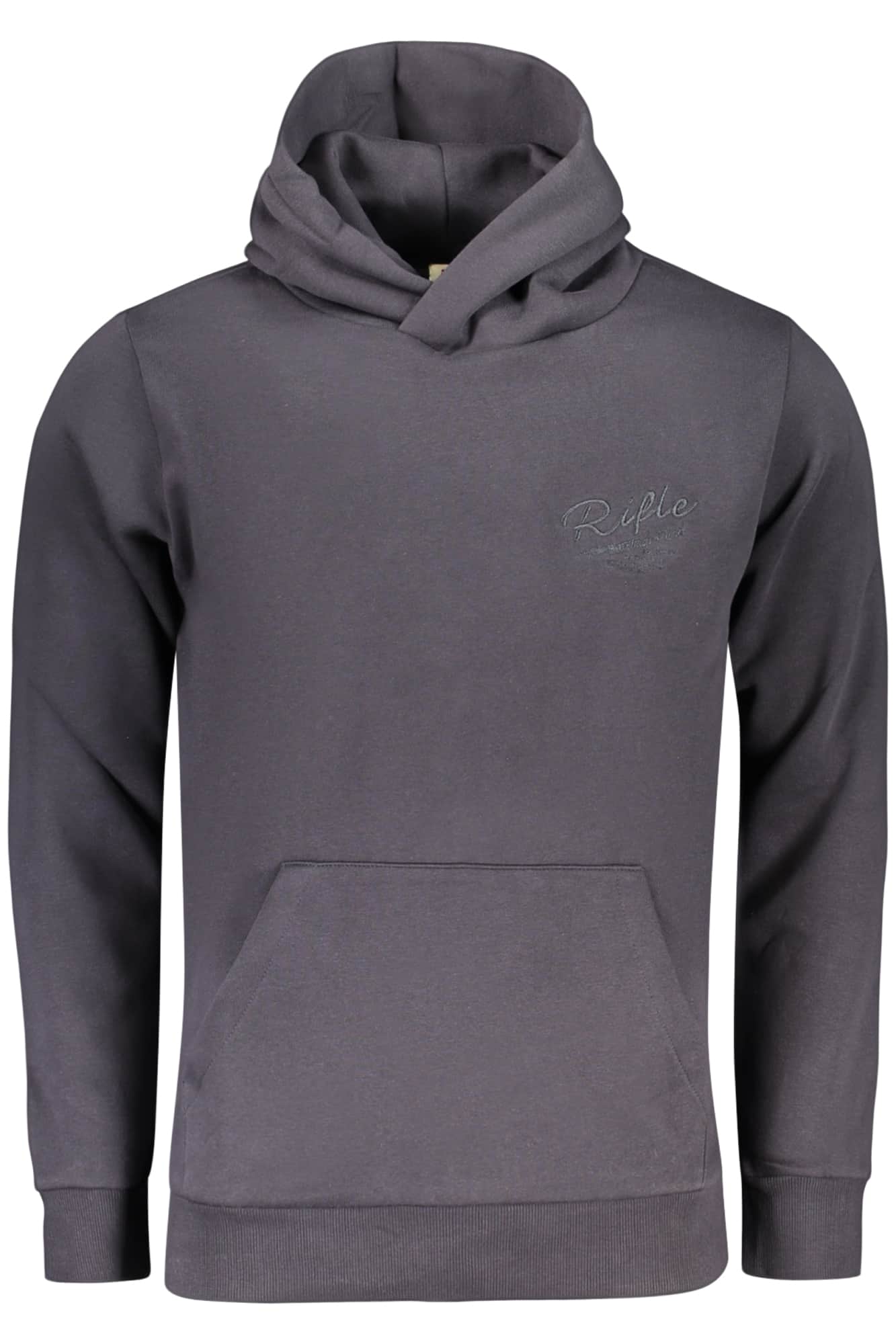 Rifle hombre con cremallera sudadera azul