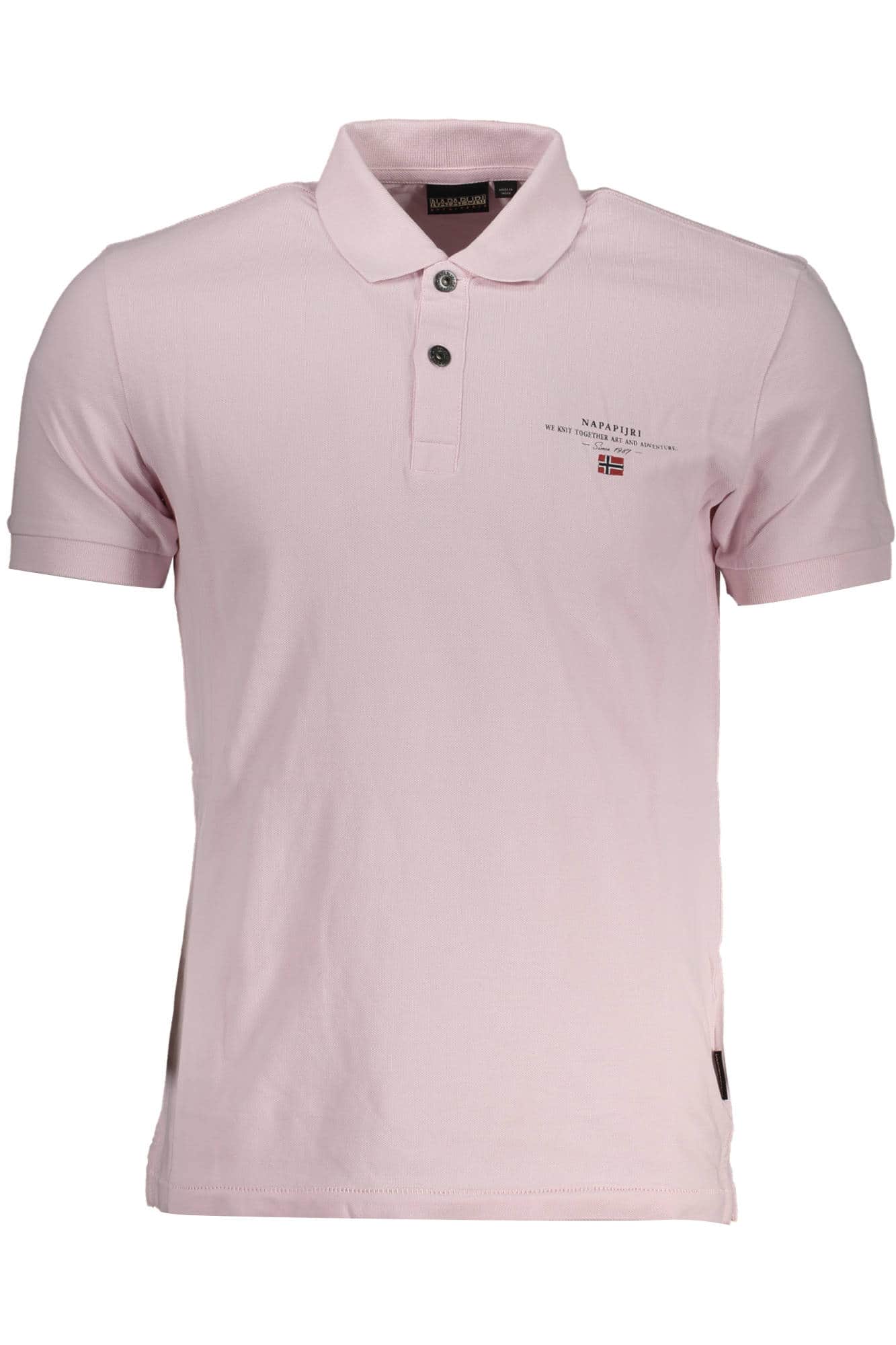Napapijri hombre manga corta polo, rosa