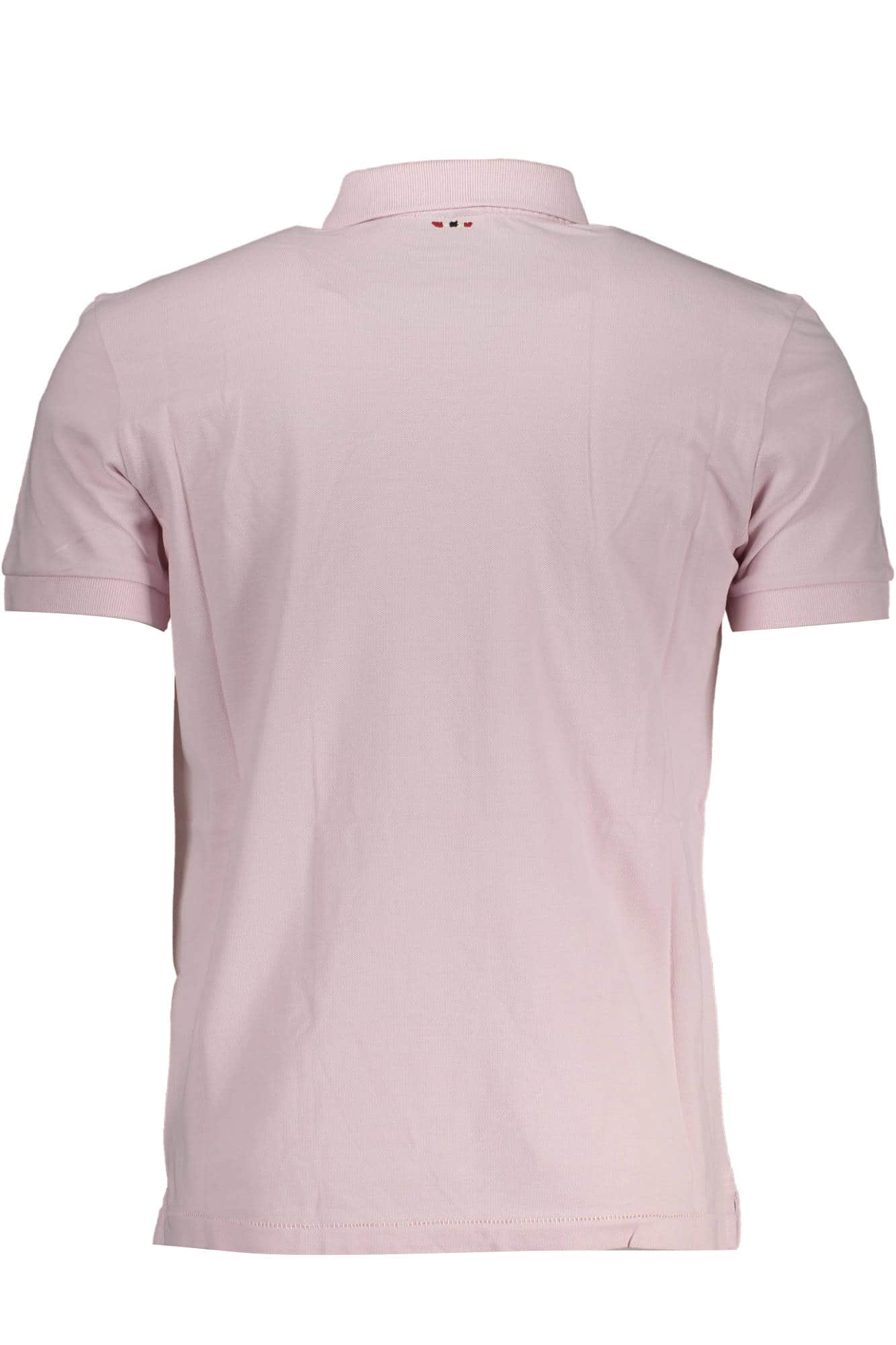 Napapijri hombre manga corta polo, rosa