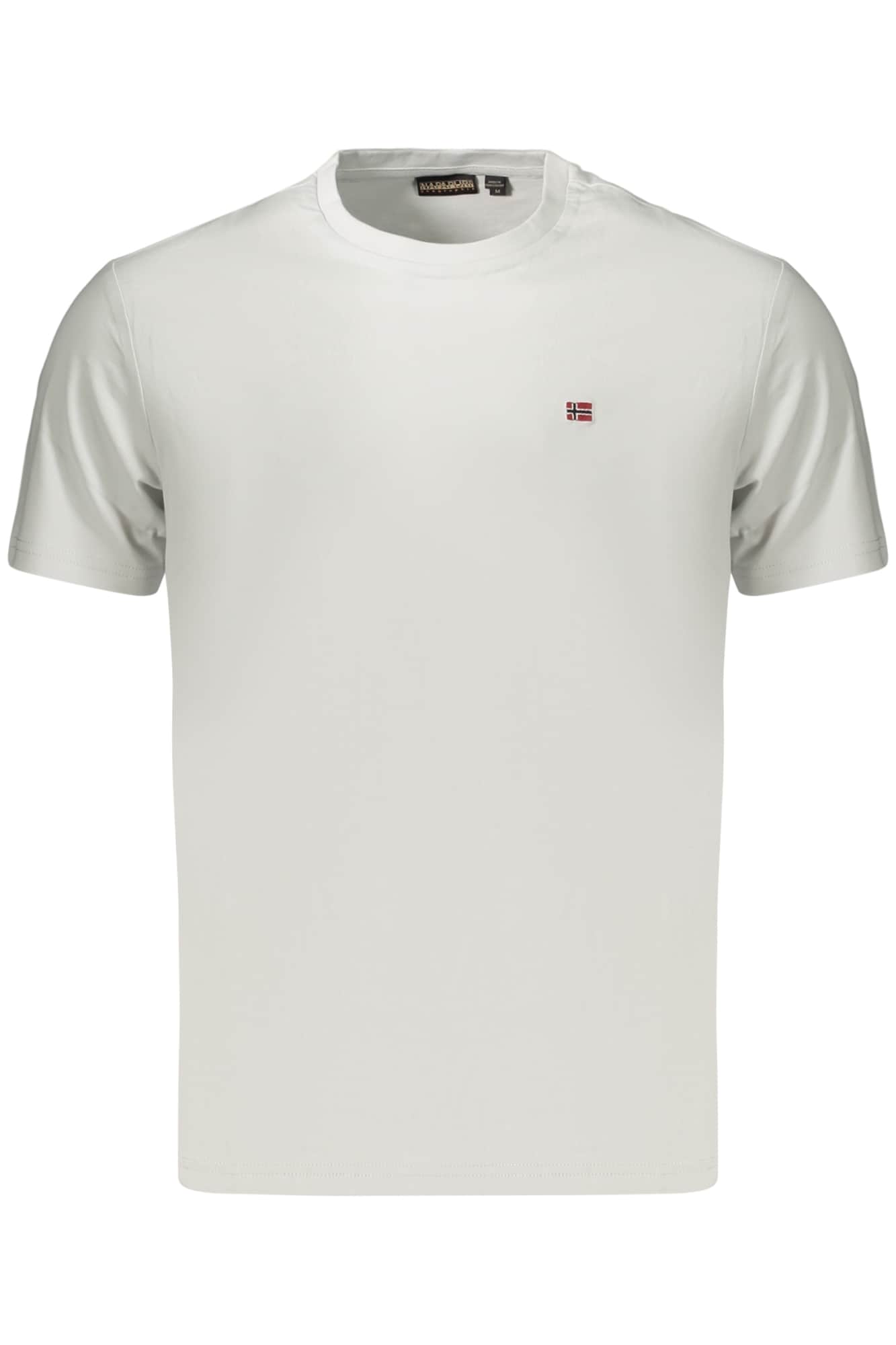 Napapijri hombre manga corta t-camisa gris