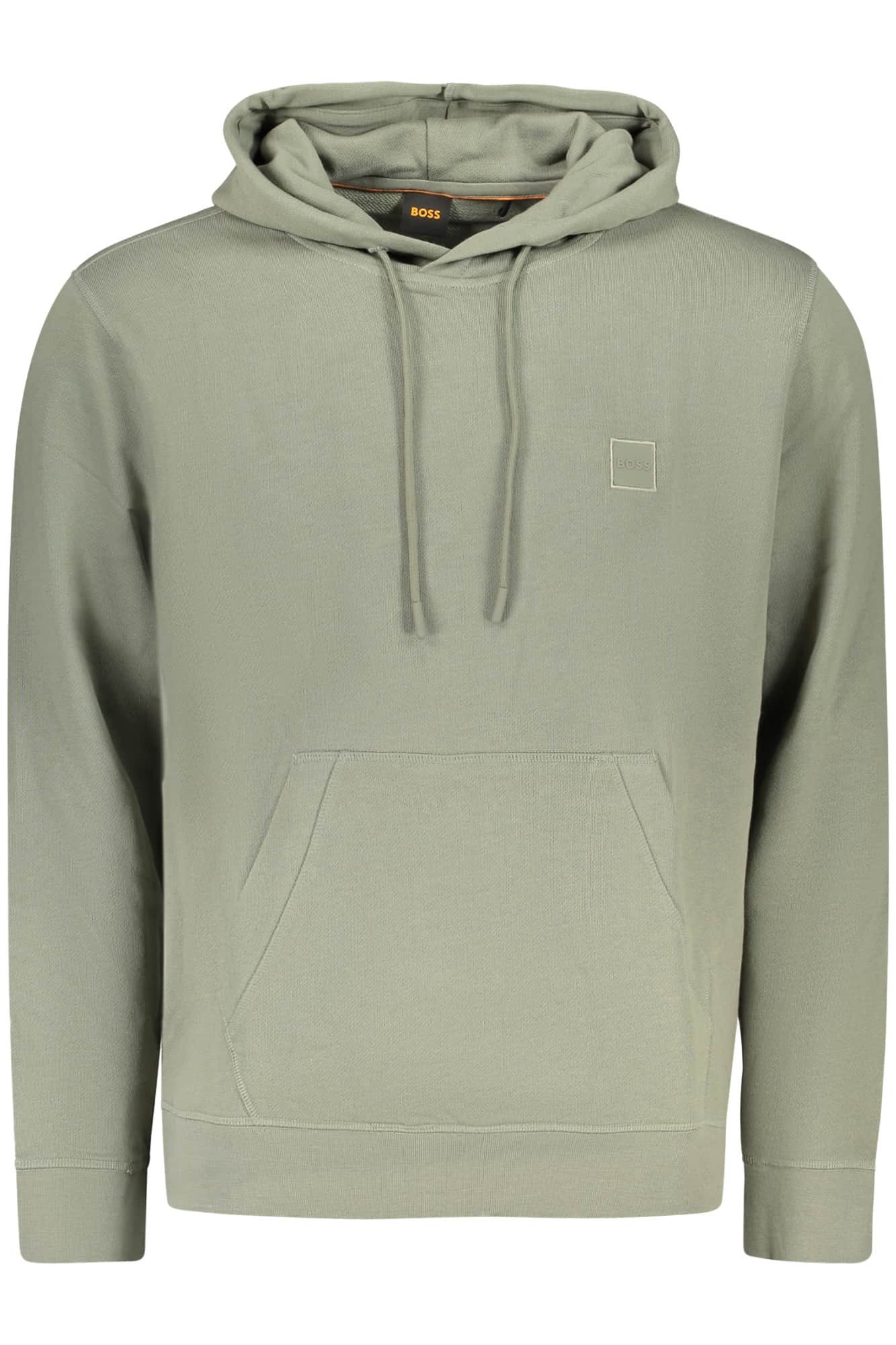 Boss hombre con cremallera sudadera, verde