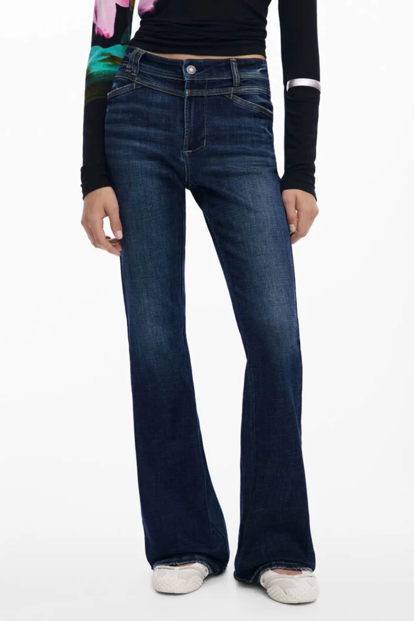 Desigual mujer denim vaqueros azul