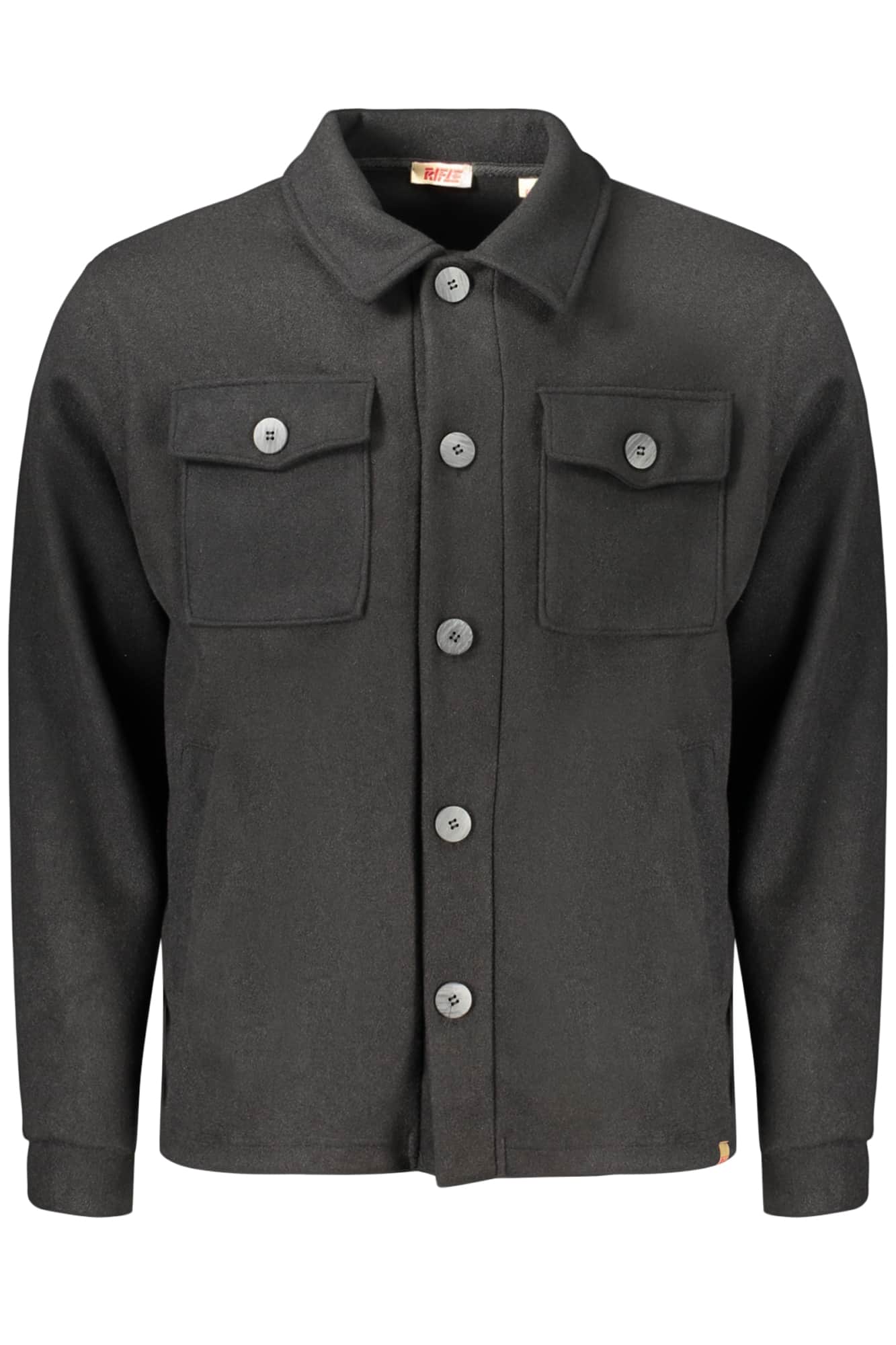 Rifle camisa manga larga hombre negro