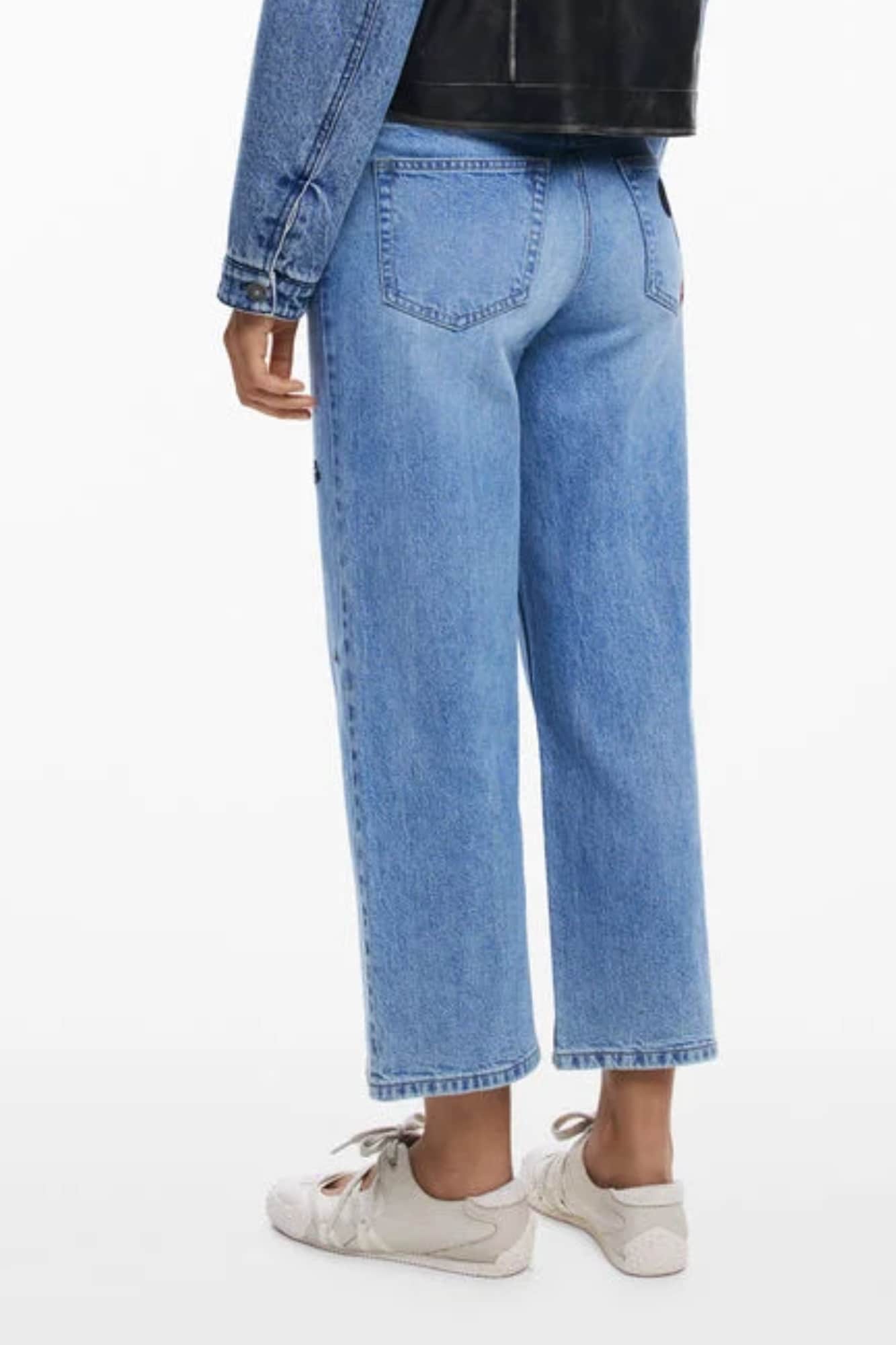 Desigual mujer denim vaqueros, azul