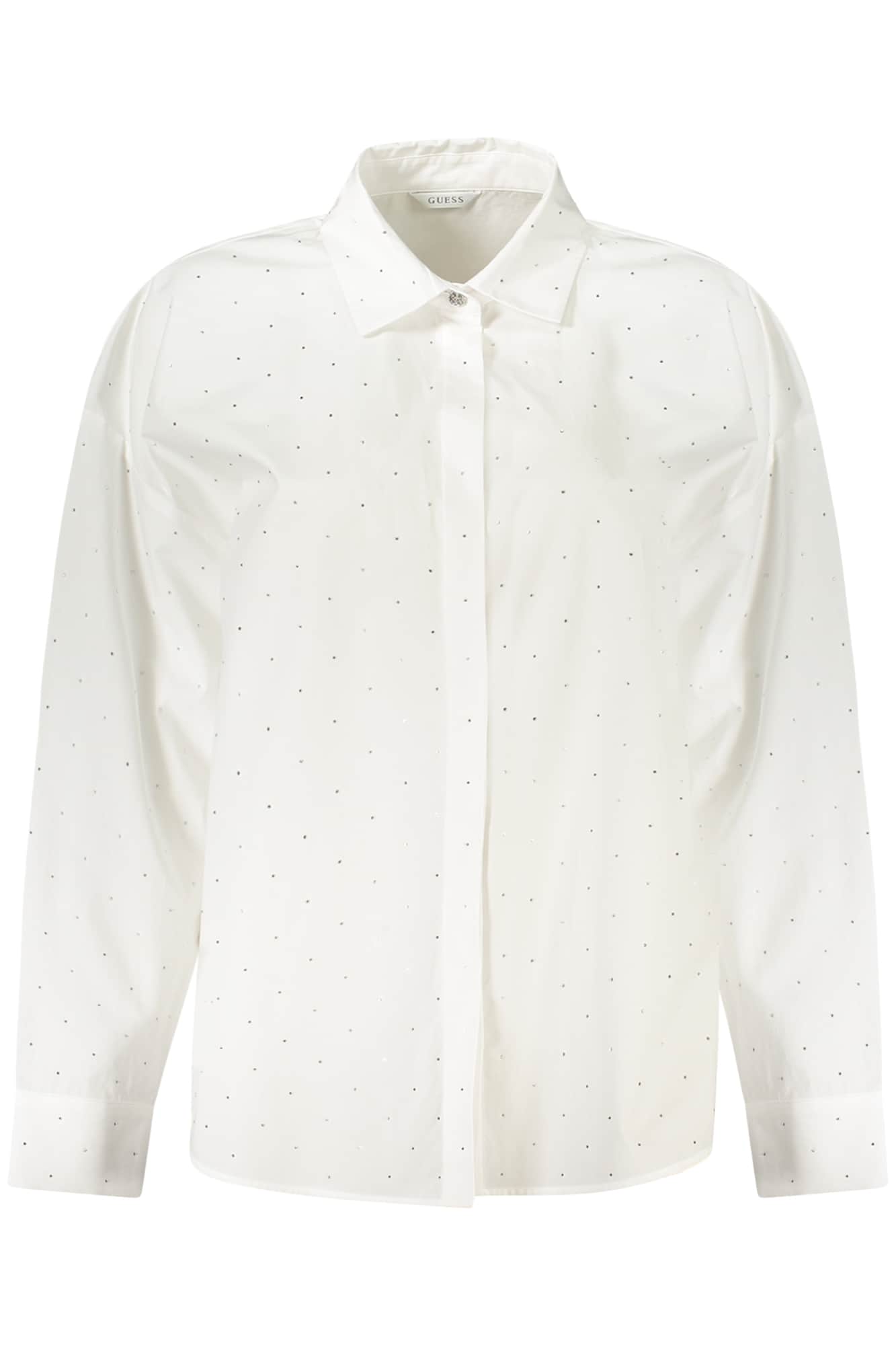 Guess vaqueros mujer manga larga camisa blanco