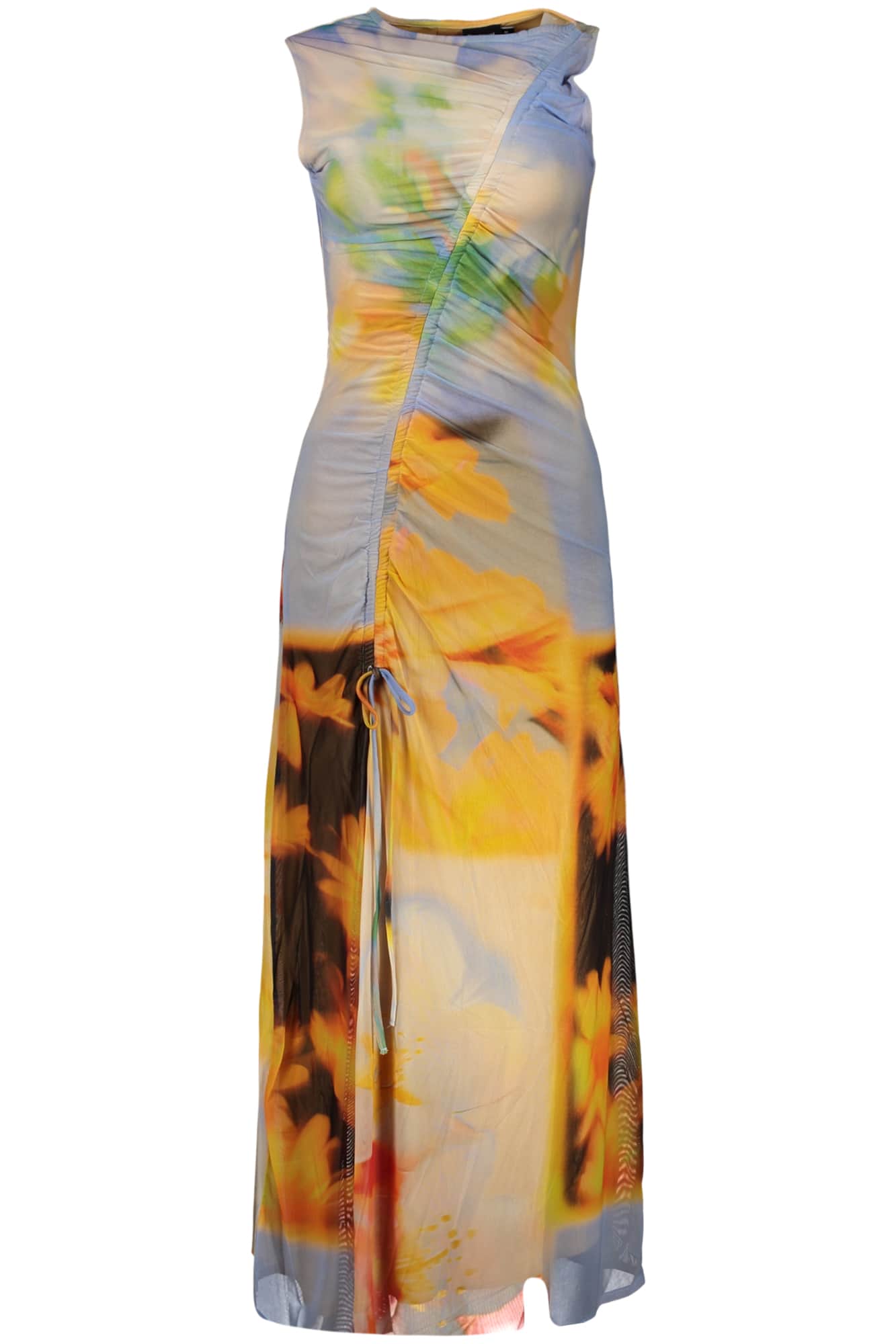 Desigual mujer largo vestido, azul