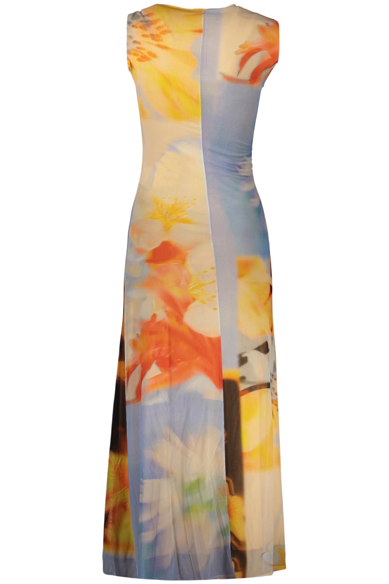 Desigual mujer largo vestido, azul