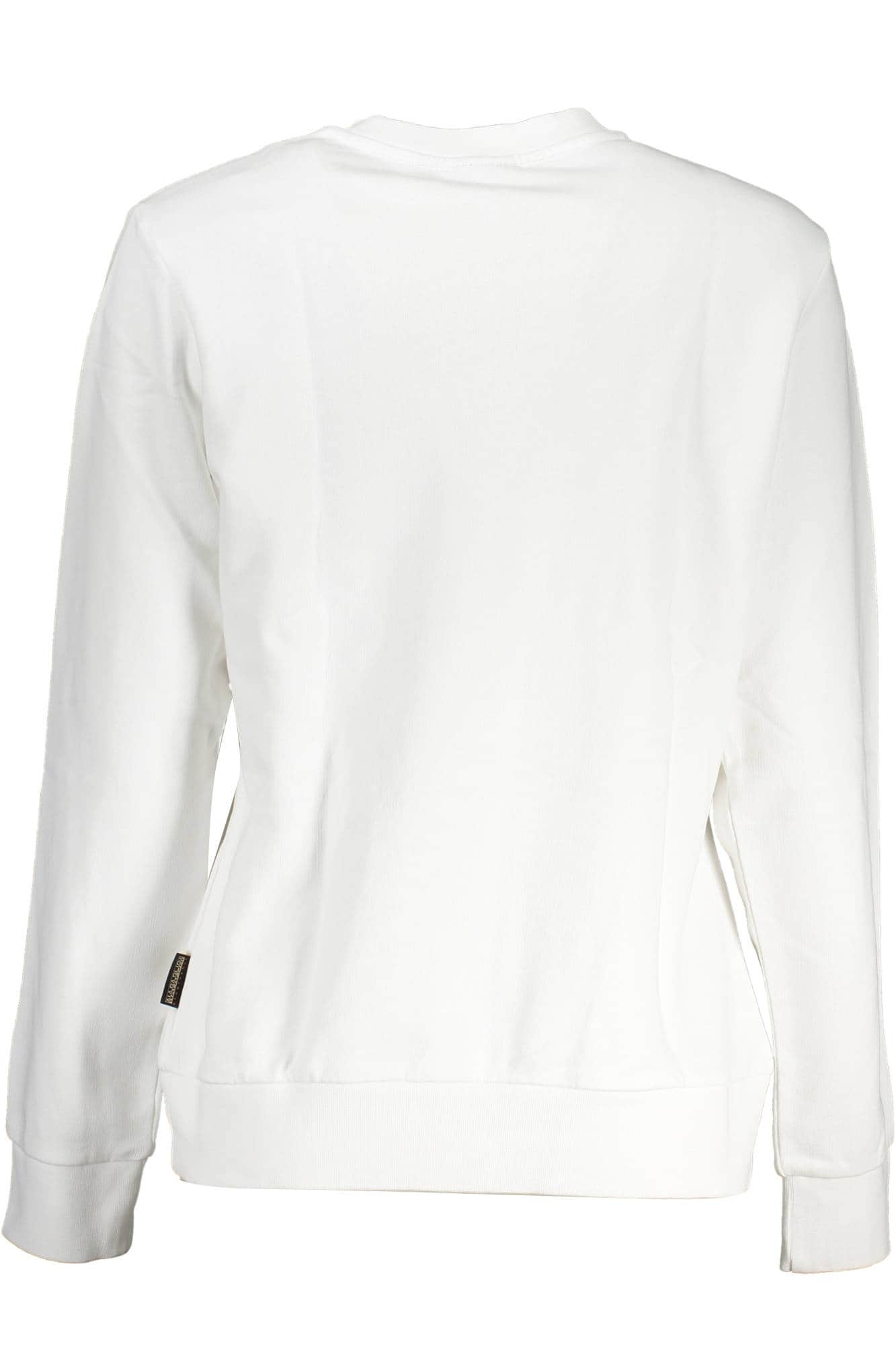 Napapijri mujer con cremallera sudadera blanco