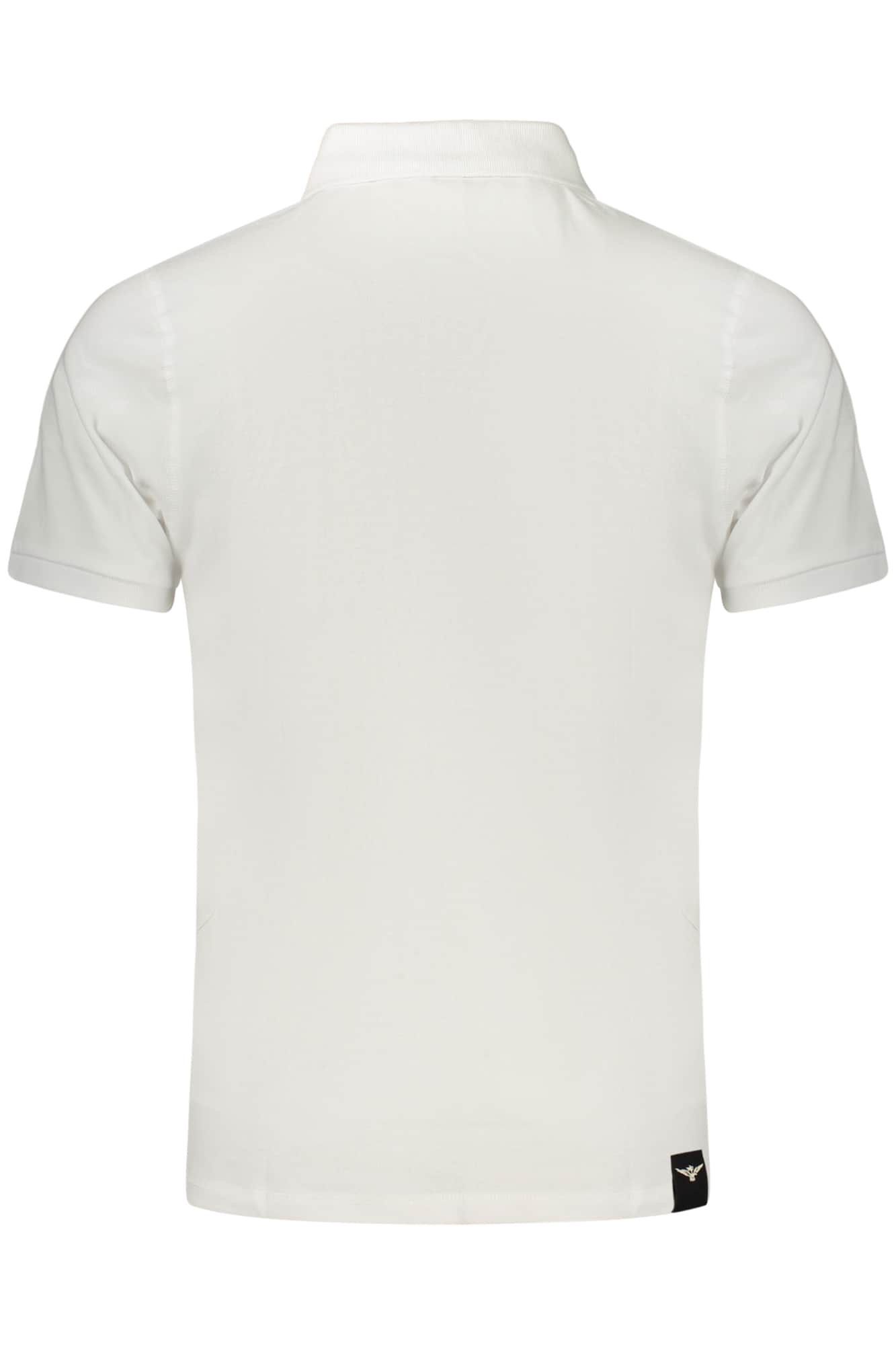 Military academy hombre manga corta polo, blanco