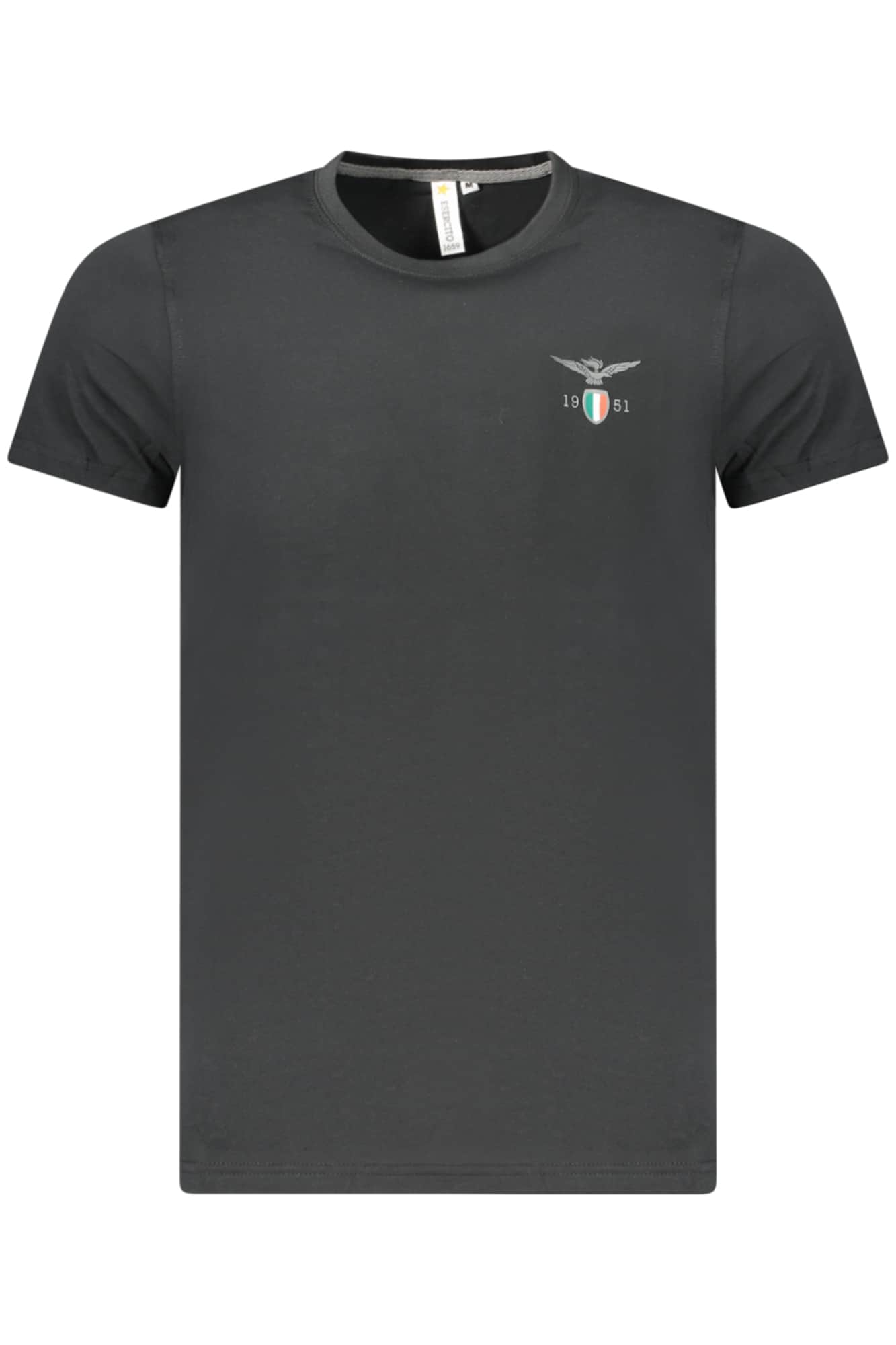 Military academy hombre manga corta t-camisa blanco
