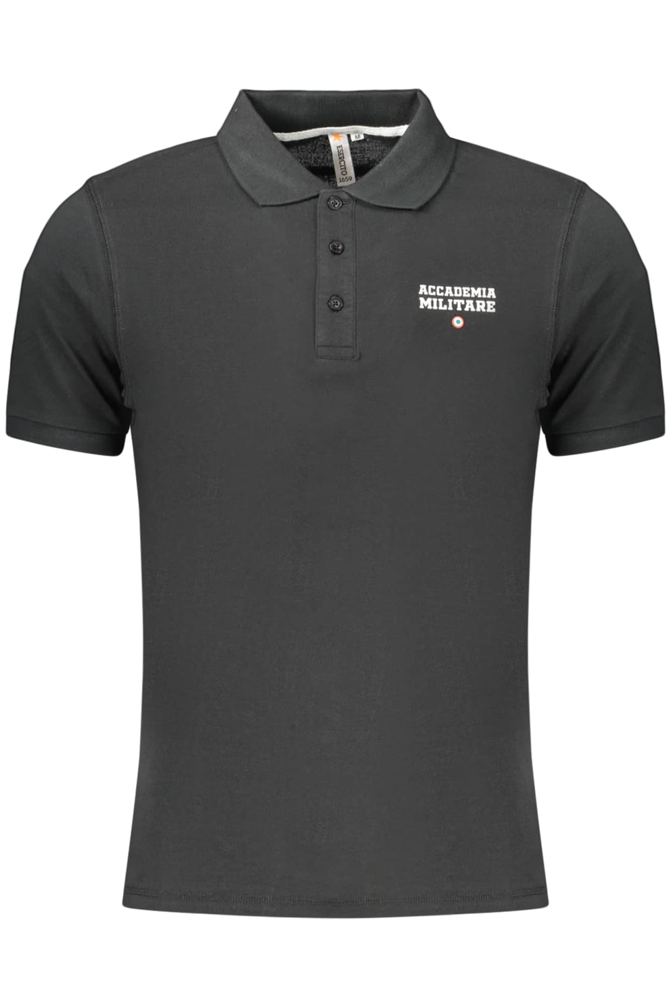Military academy hombre manga corta polo, blanco