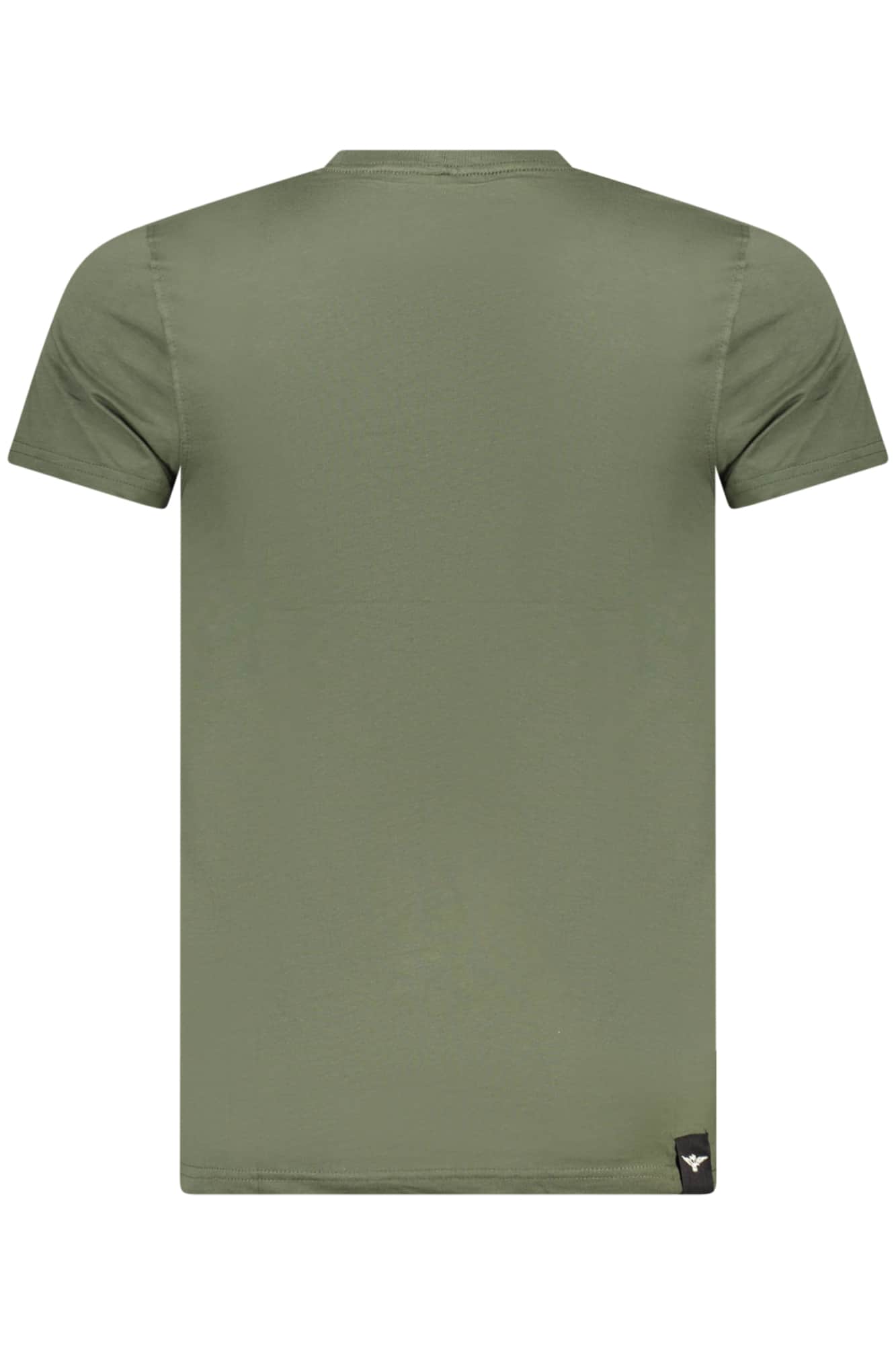 Military academy hombre manga corta t-camisa blanco
