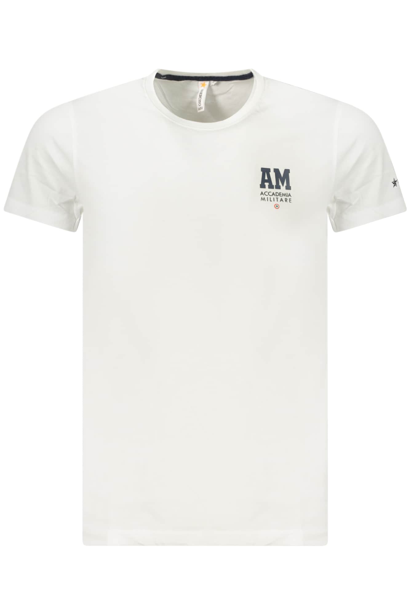 Military academy hombre manga corta t-camisa, azul
