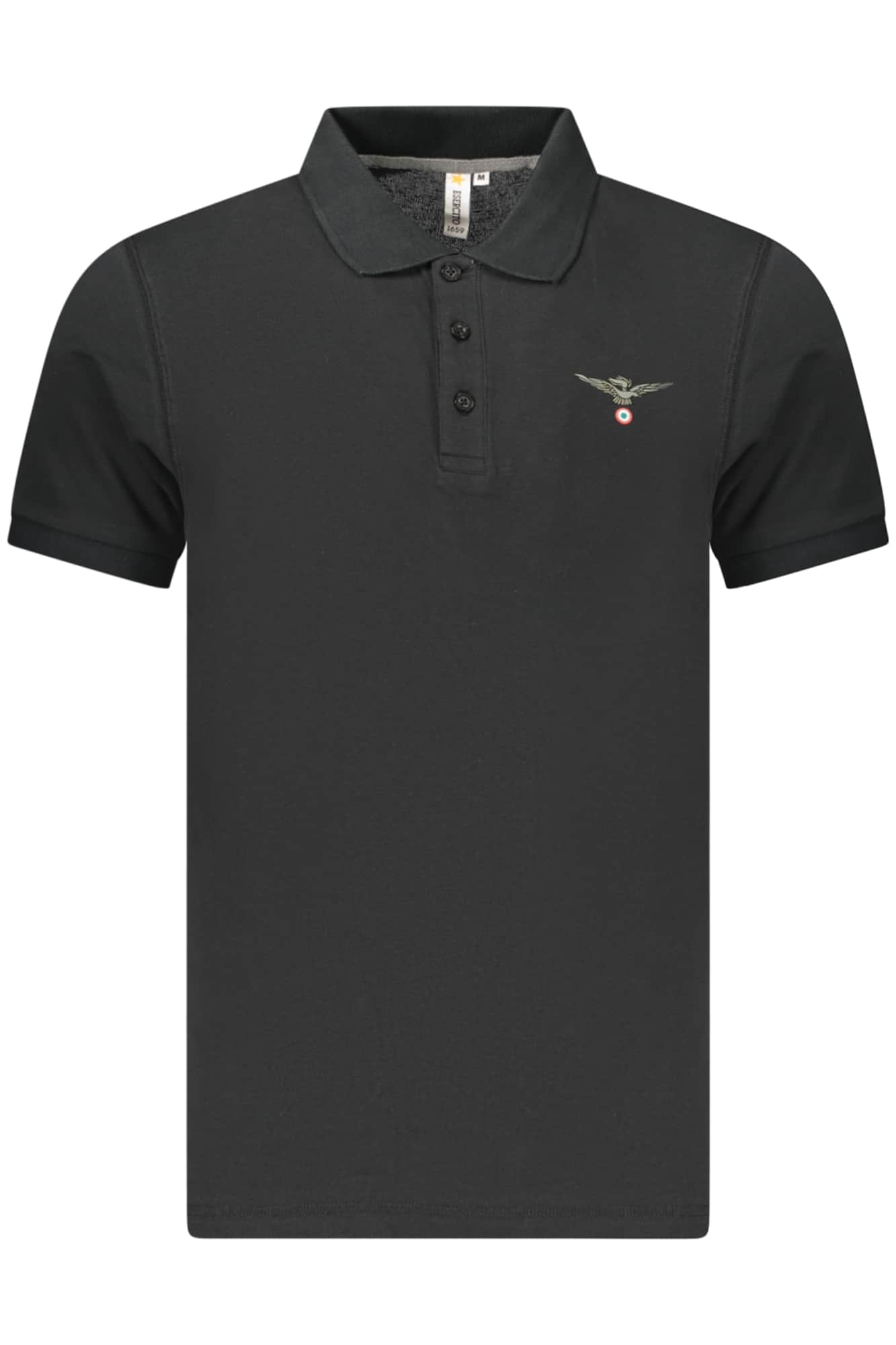 Military academy hombre manga corta polo, verde