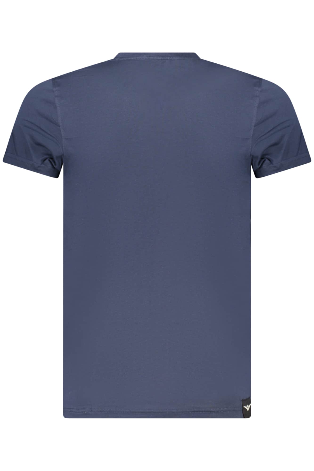 Military academy hombre manga corta t-camisa, azul
