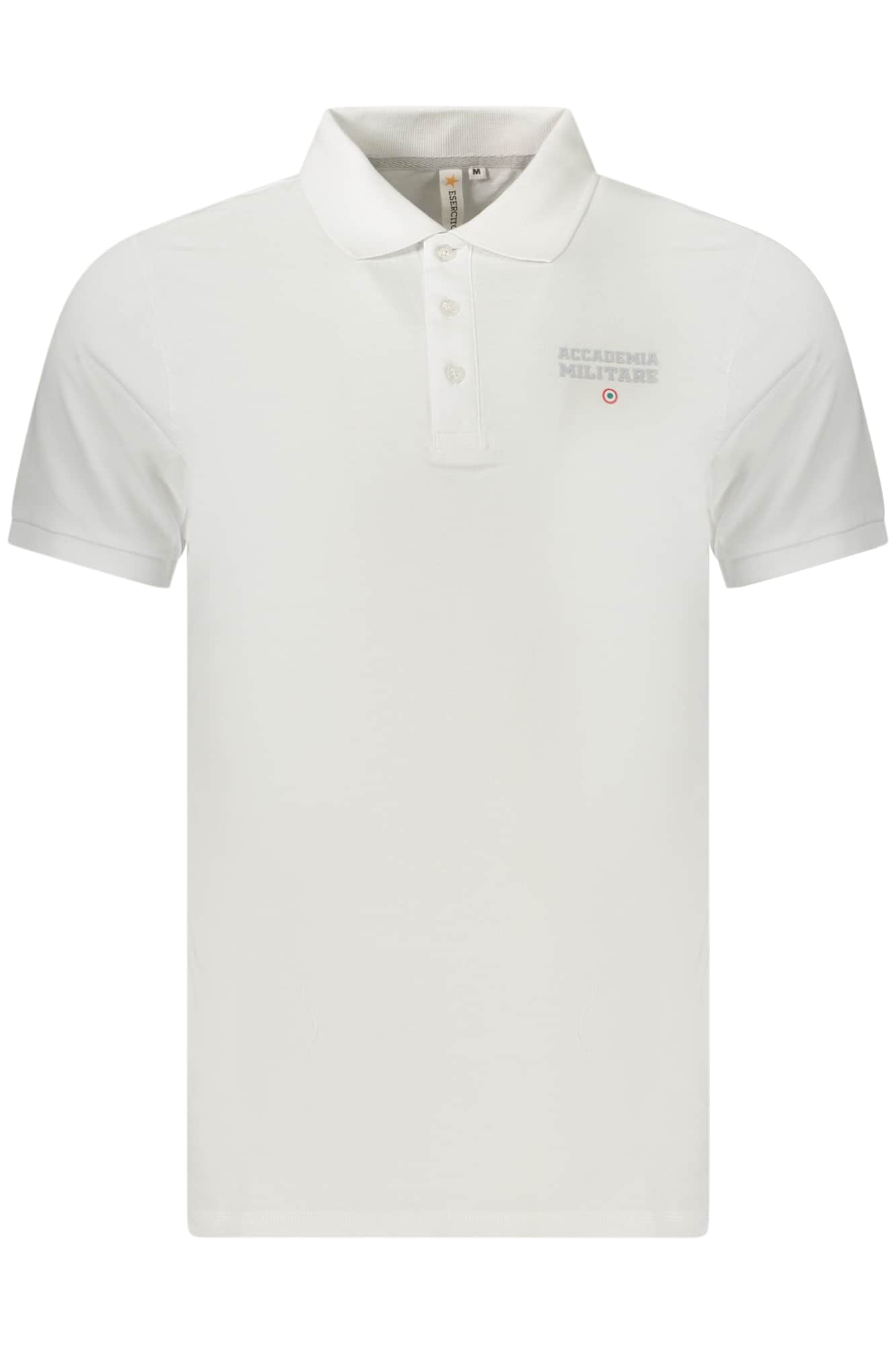 Military academy hombre manga corta polo, blanco