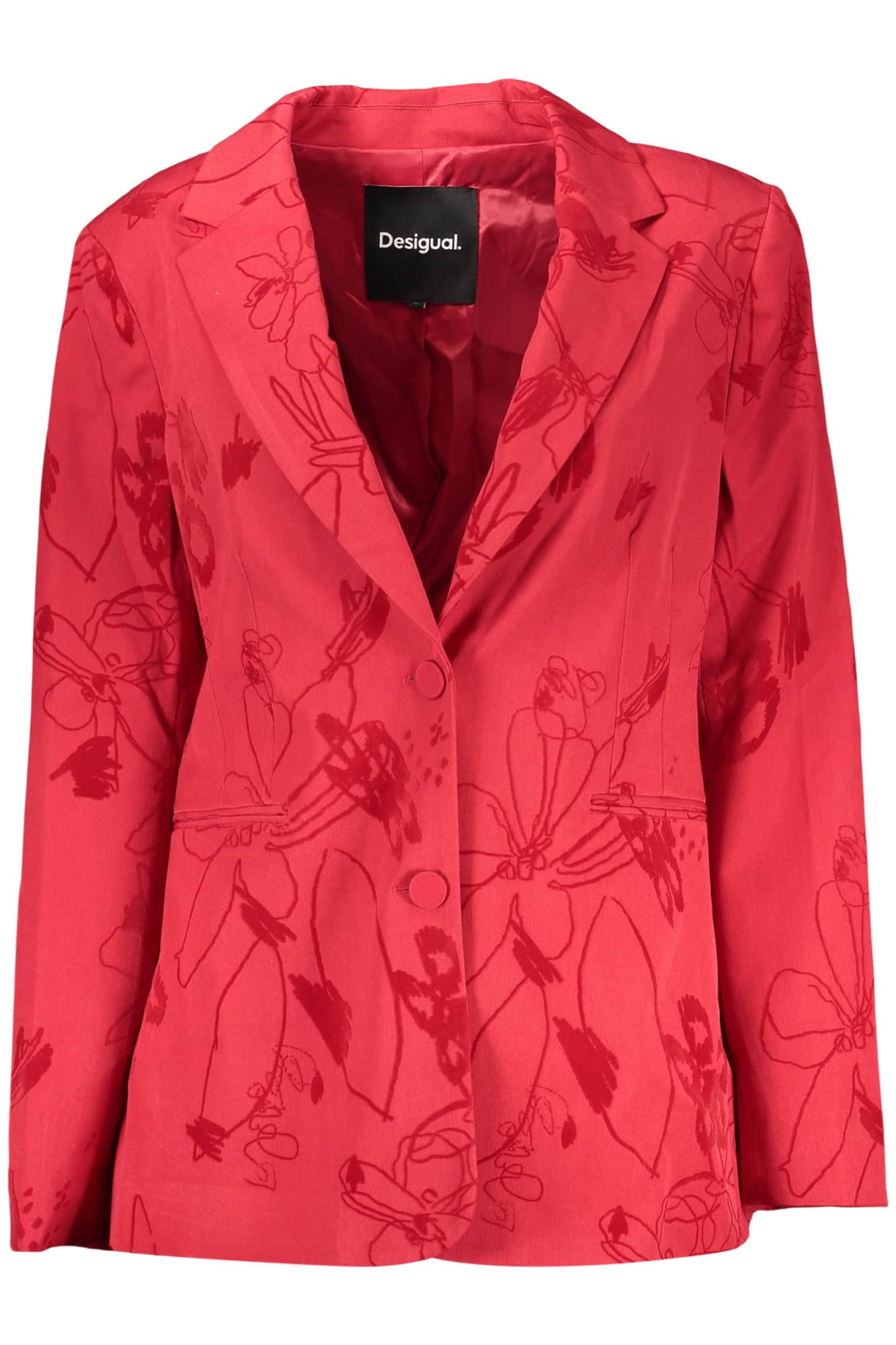 Desigual clásico mujer chaqueta rojo