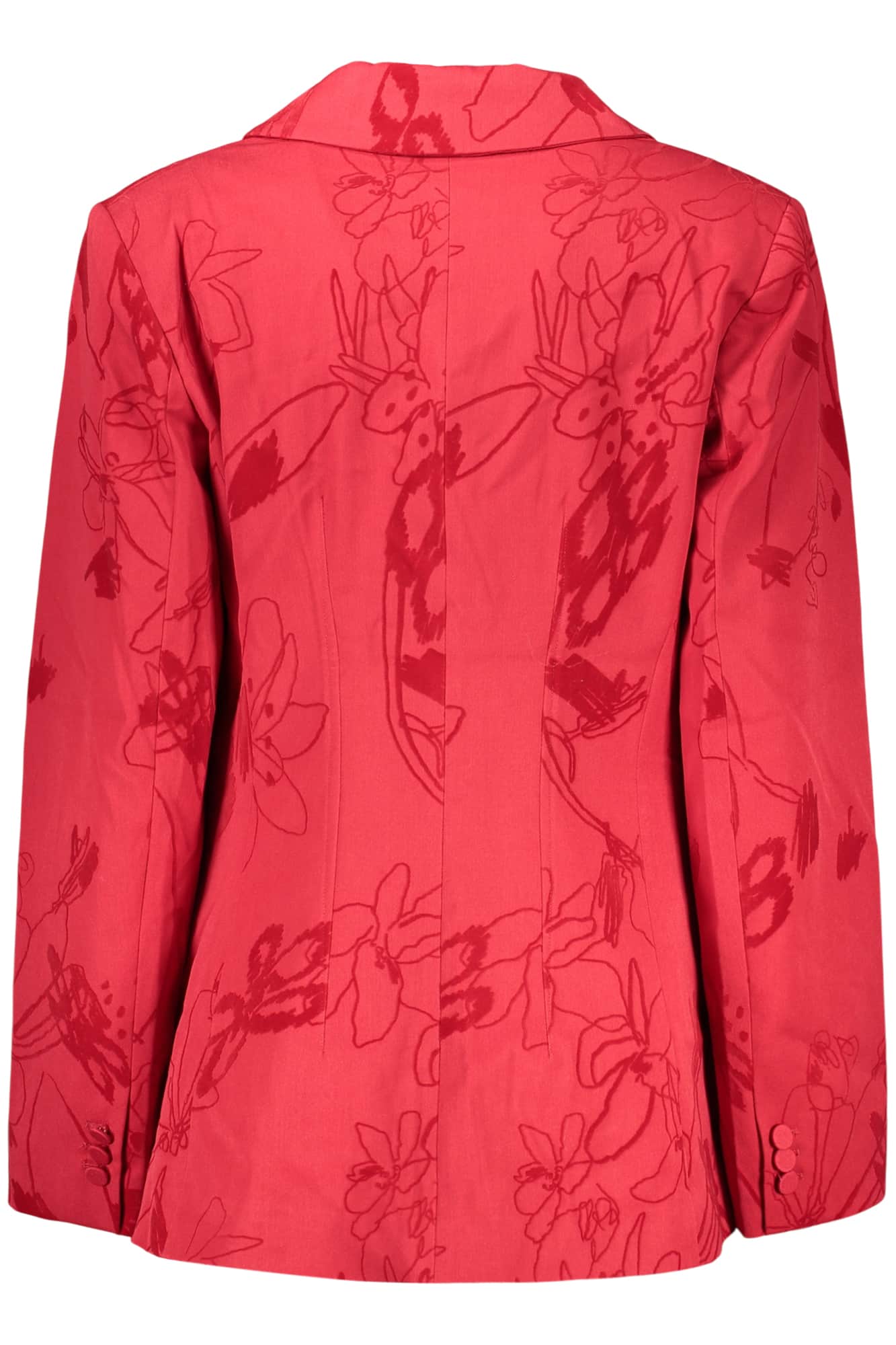 Desigual clásico mujer chaqueta rojo