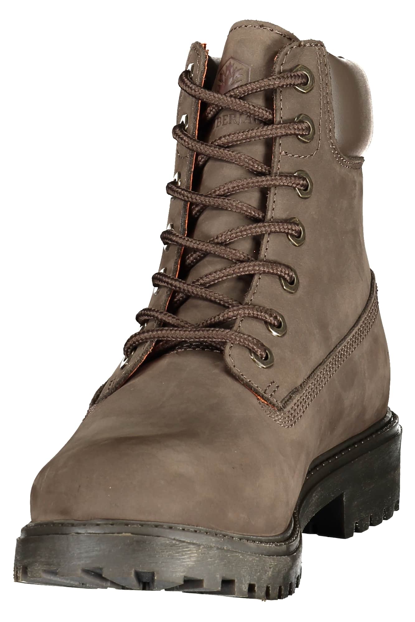 Lumberjack hombre marrón bota