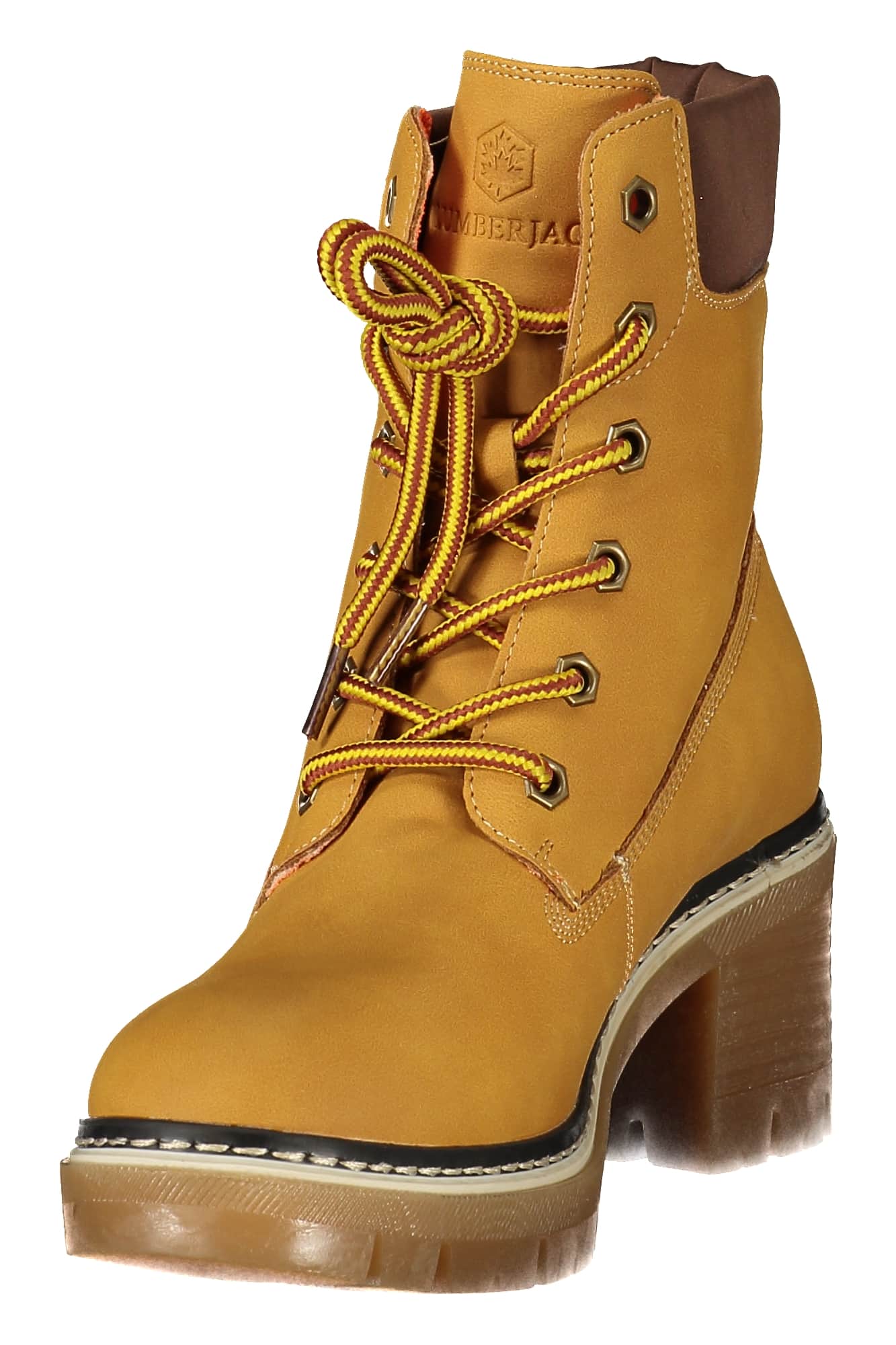 Lumberjack mujer amarillo bota