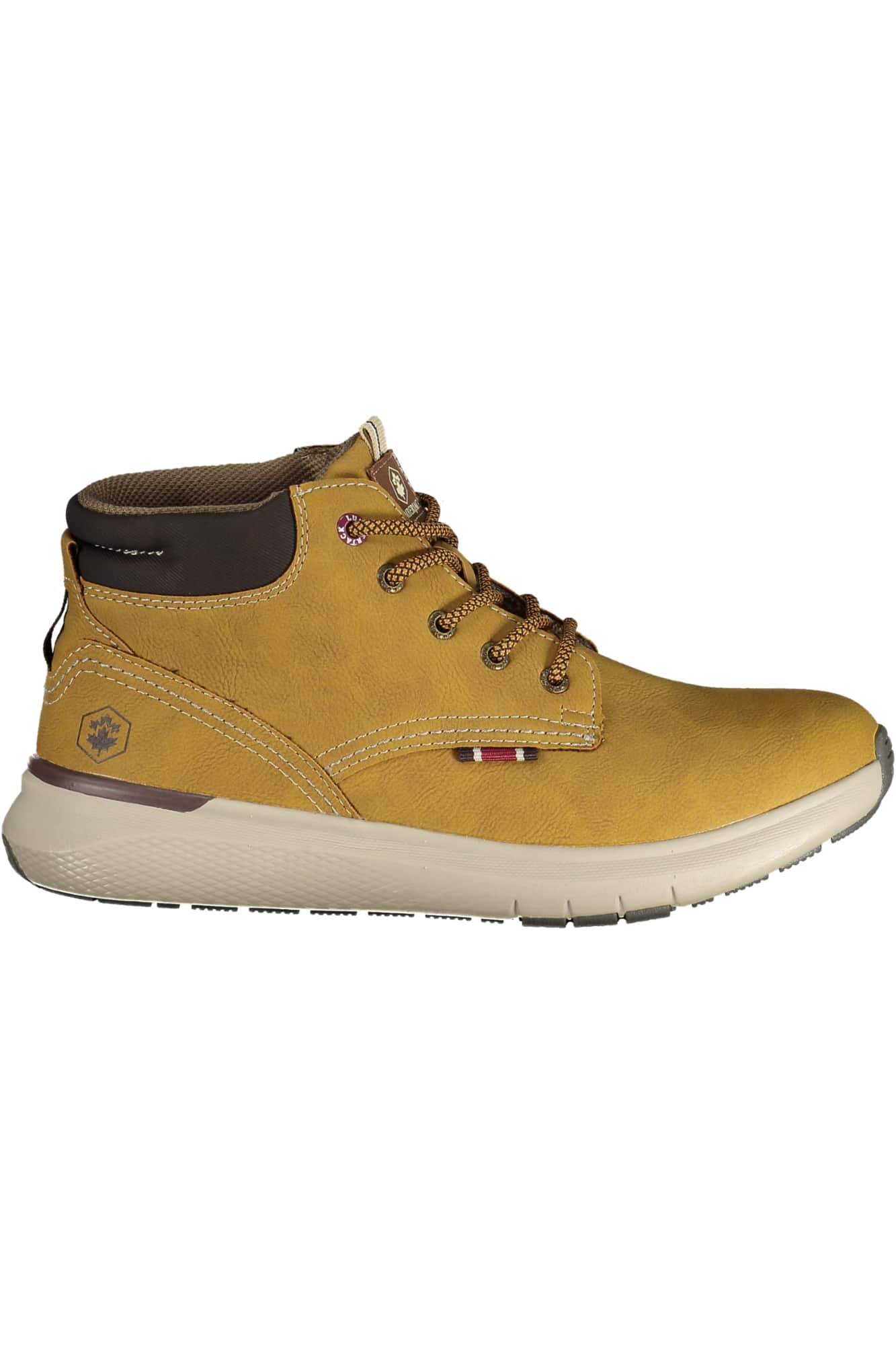 Lumberjack hombre amarillo bota