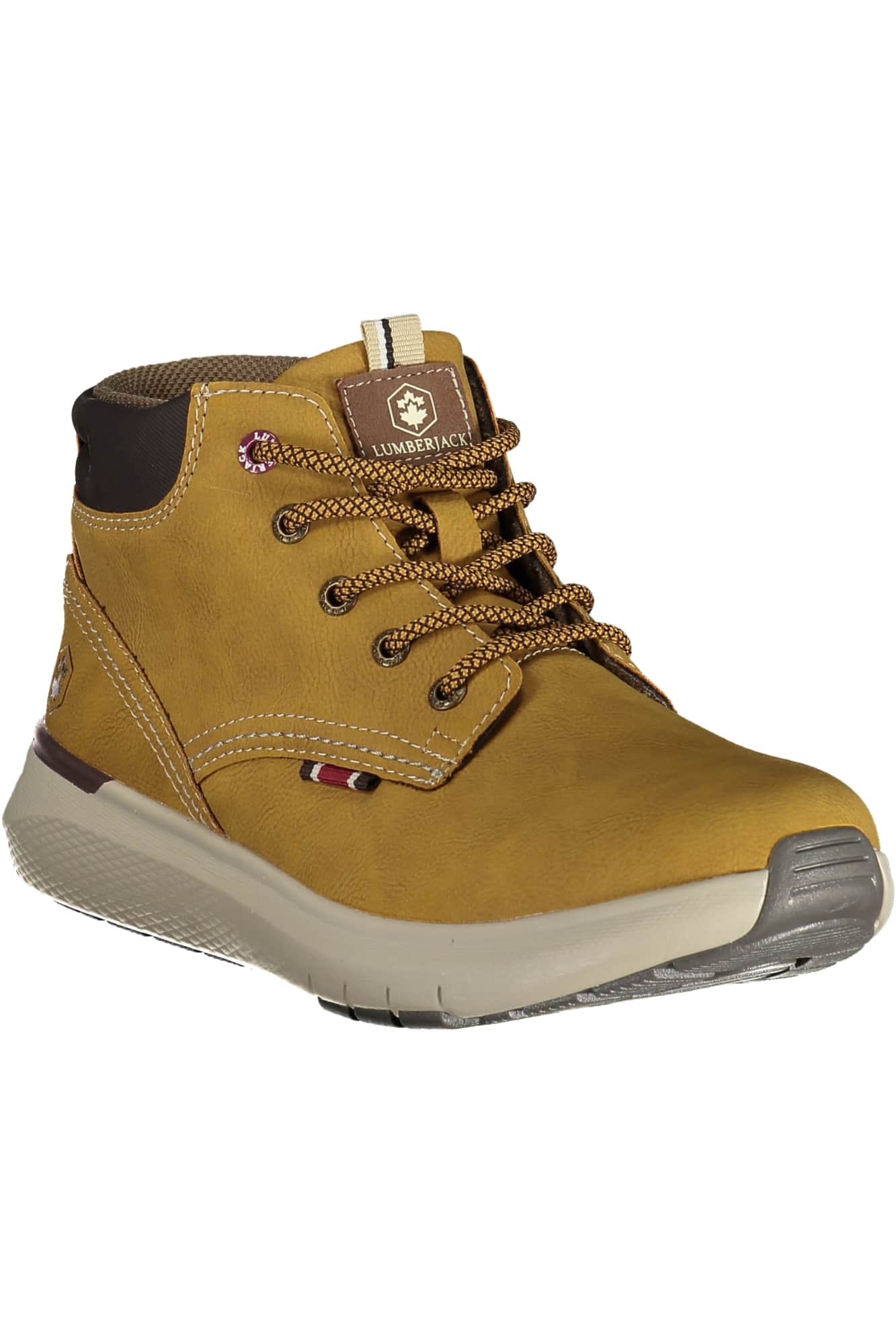Lumberjack hombre amarillo bota