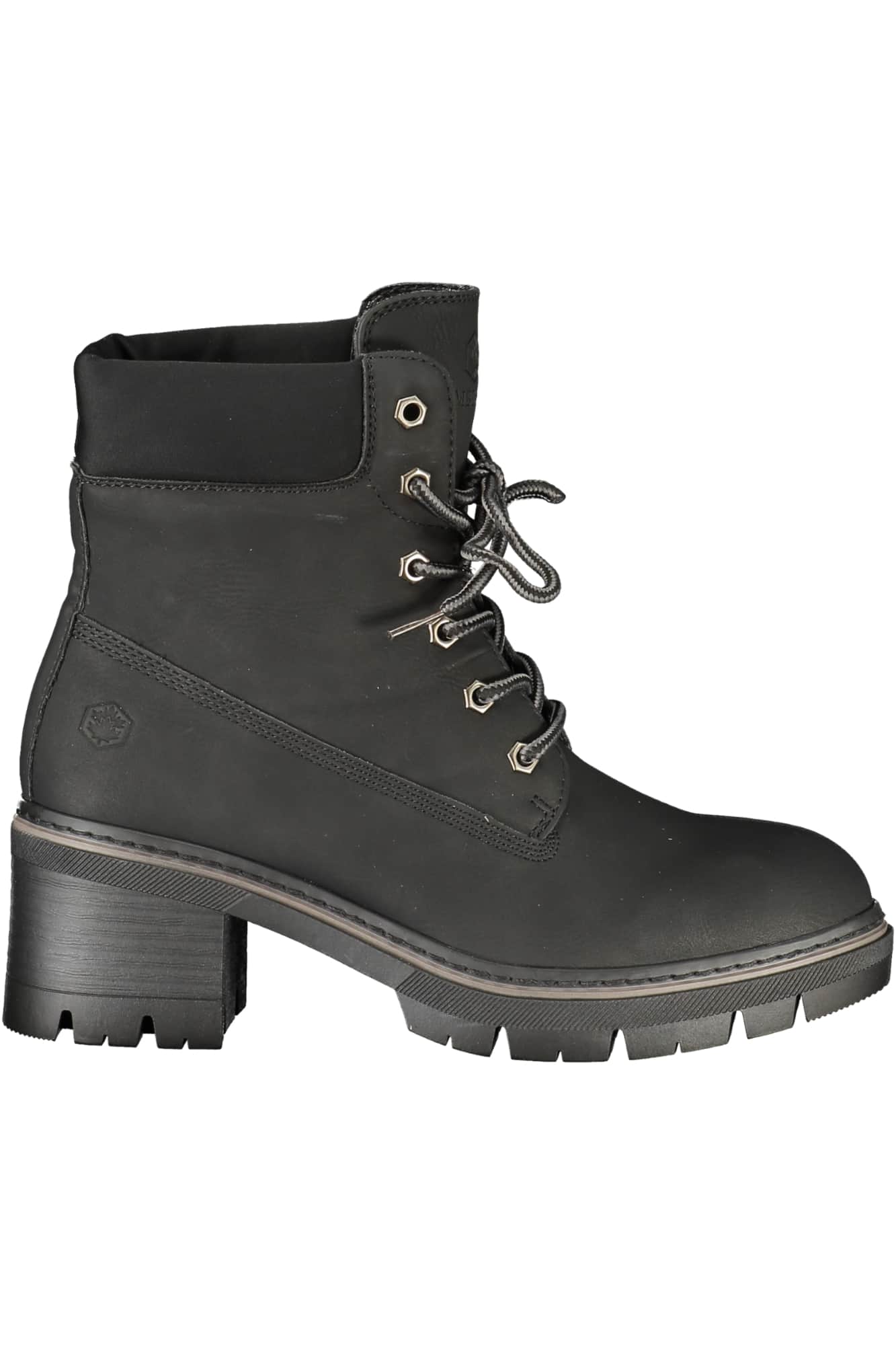 Lumberjack mujer negro bota