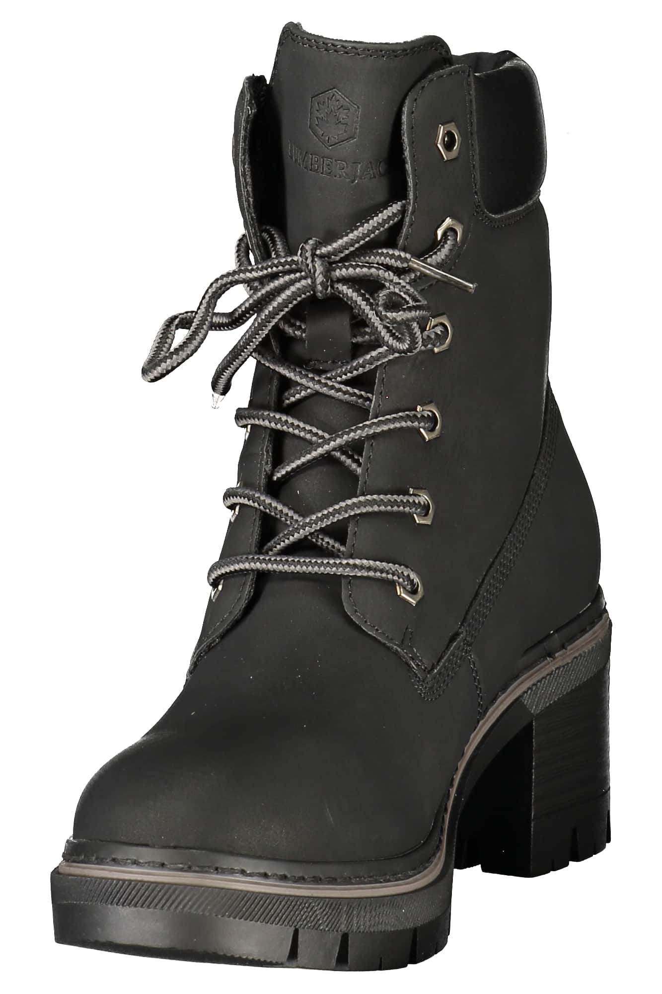 Lumberjack mujer negro bota