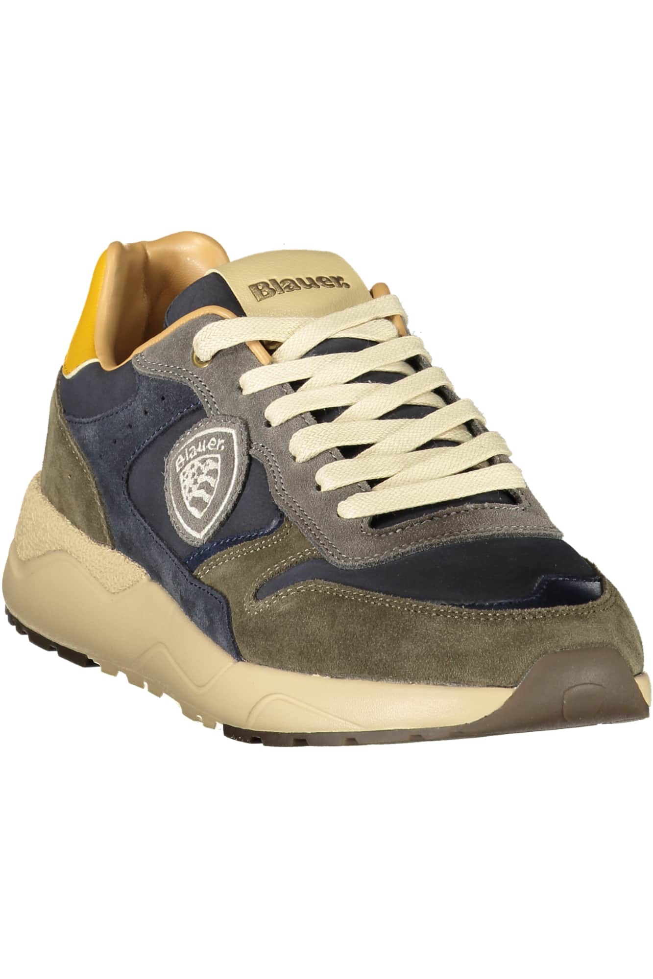 Blauer hombre zapatillas deportivas verde