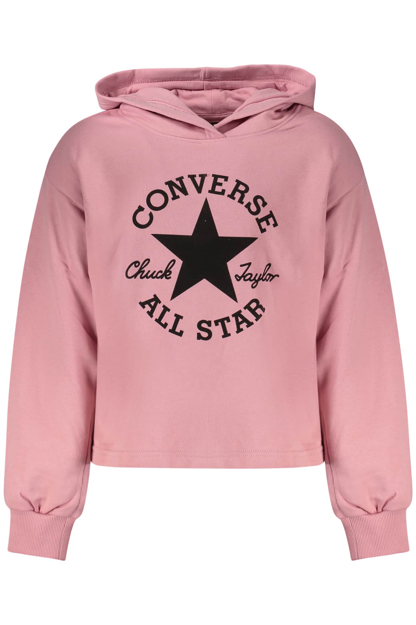 Converse Rosa Con Cremallera Sudadera Con Capucha para Niñas