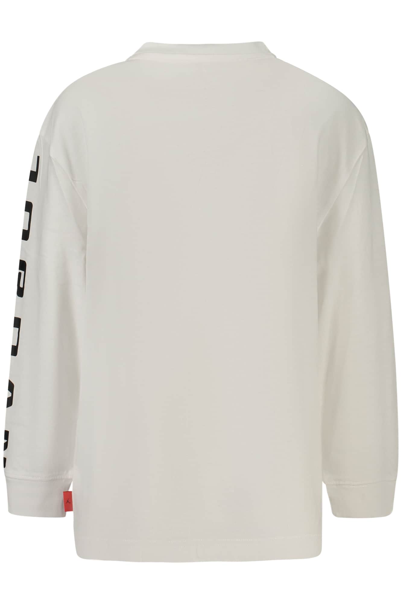 Jordan manga larga t-camisa para niños, blanco