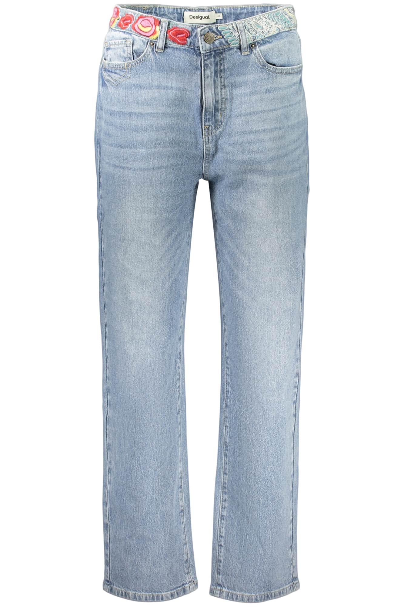 Desigual mujer denim vaqueros, azul