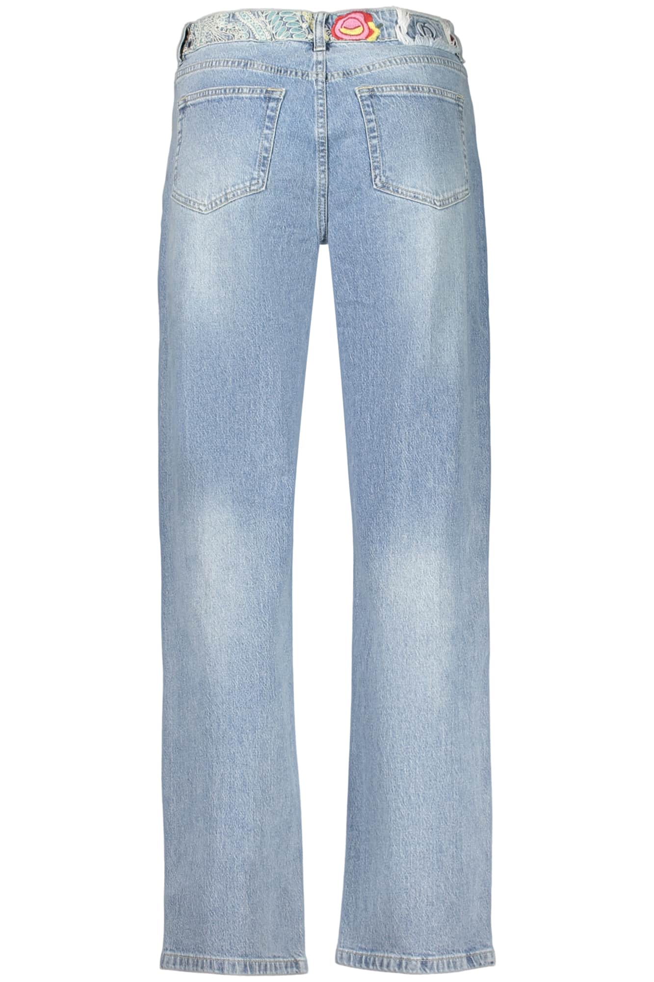 Desigual mujer denim vaqueros, azul