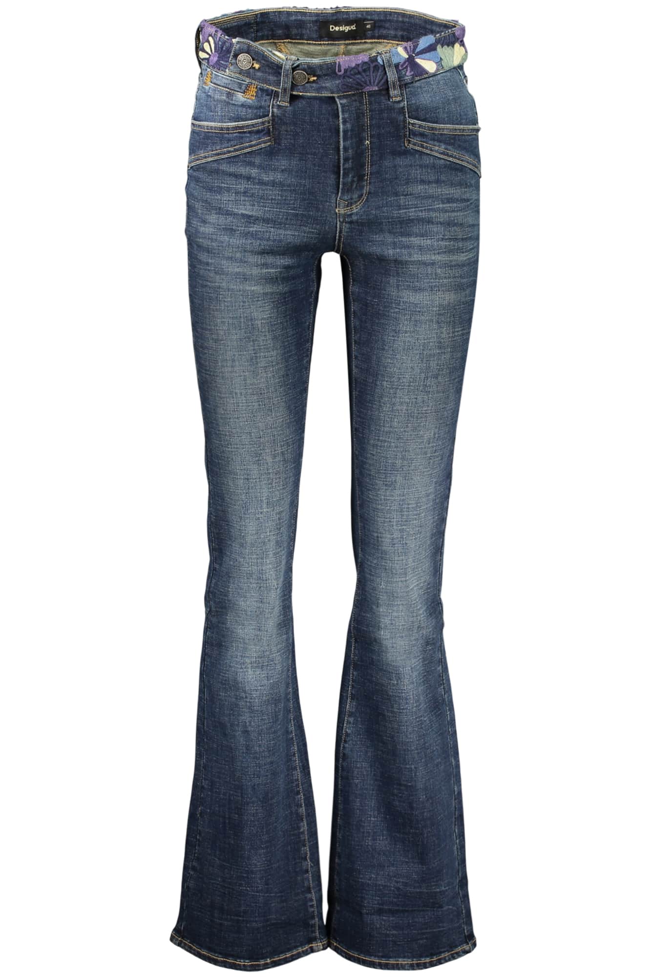 Desigual mujer denim vaqueros azul