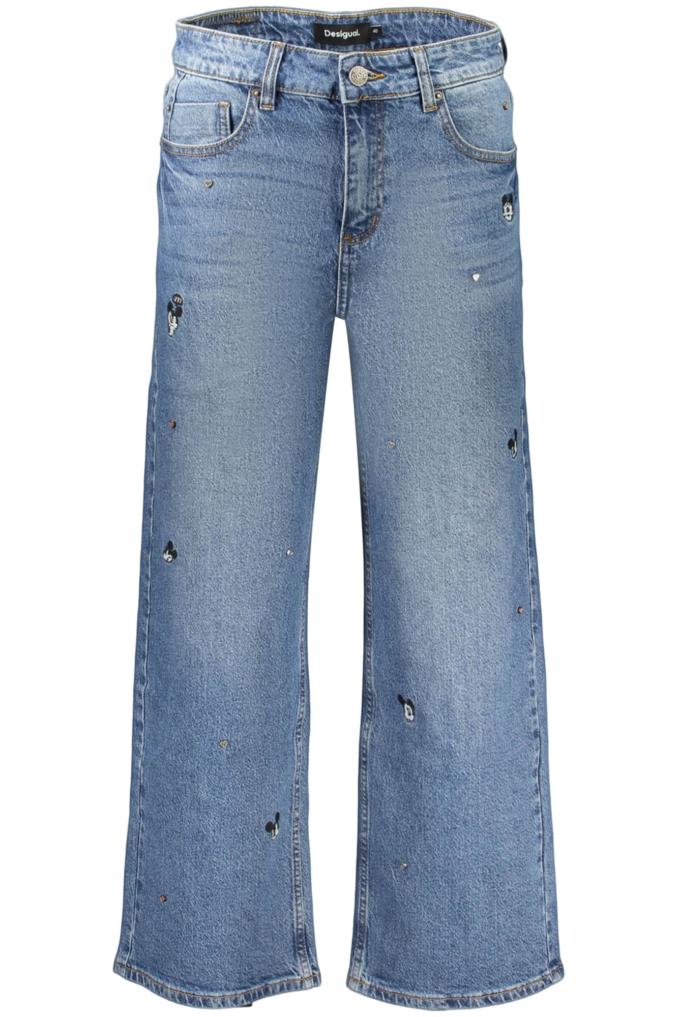 Desigual mujer denim vaqueros azul