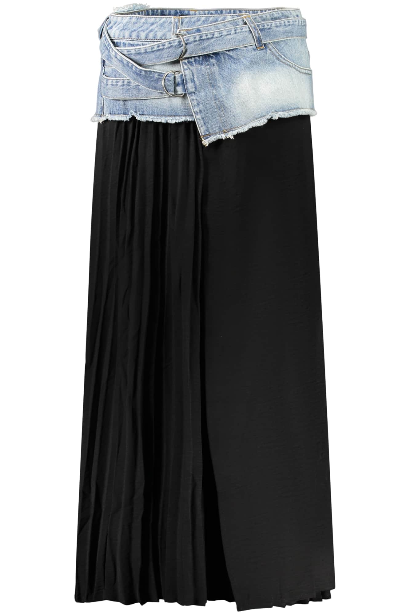 Desigual mujer largo falda negro