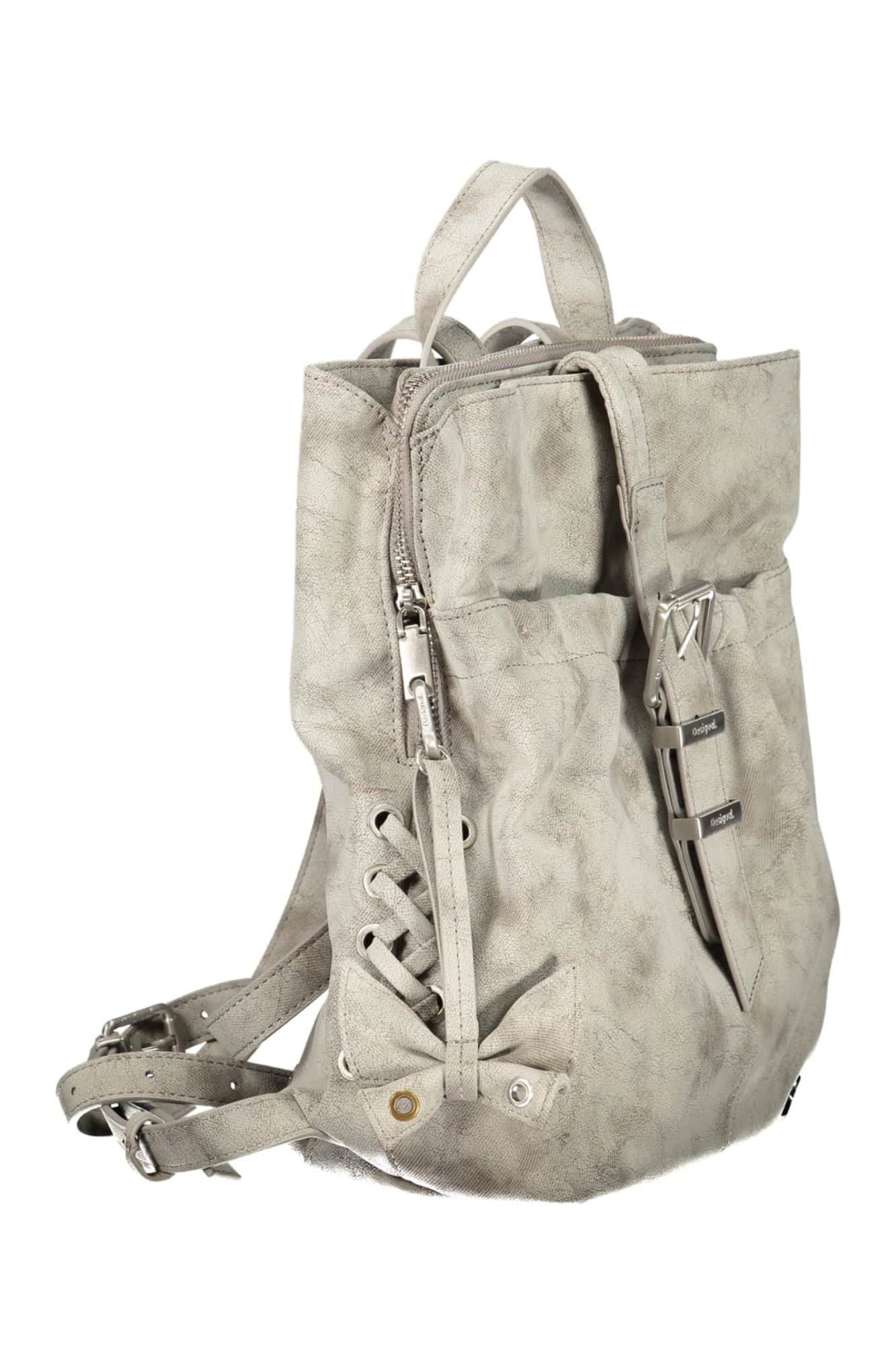Desigual mujer mochila gris