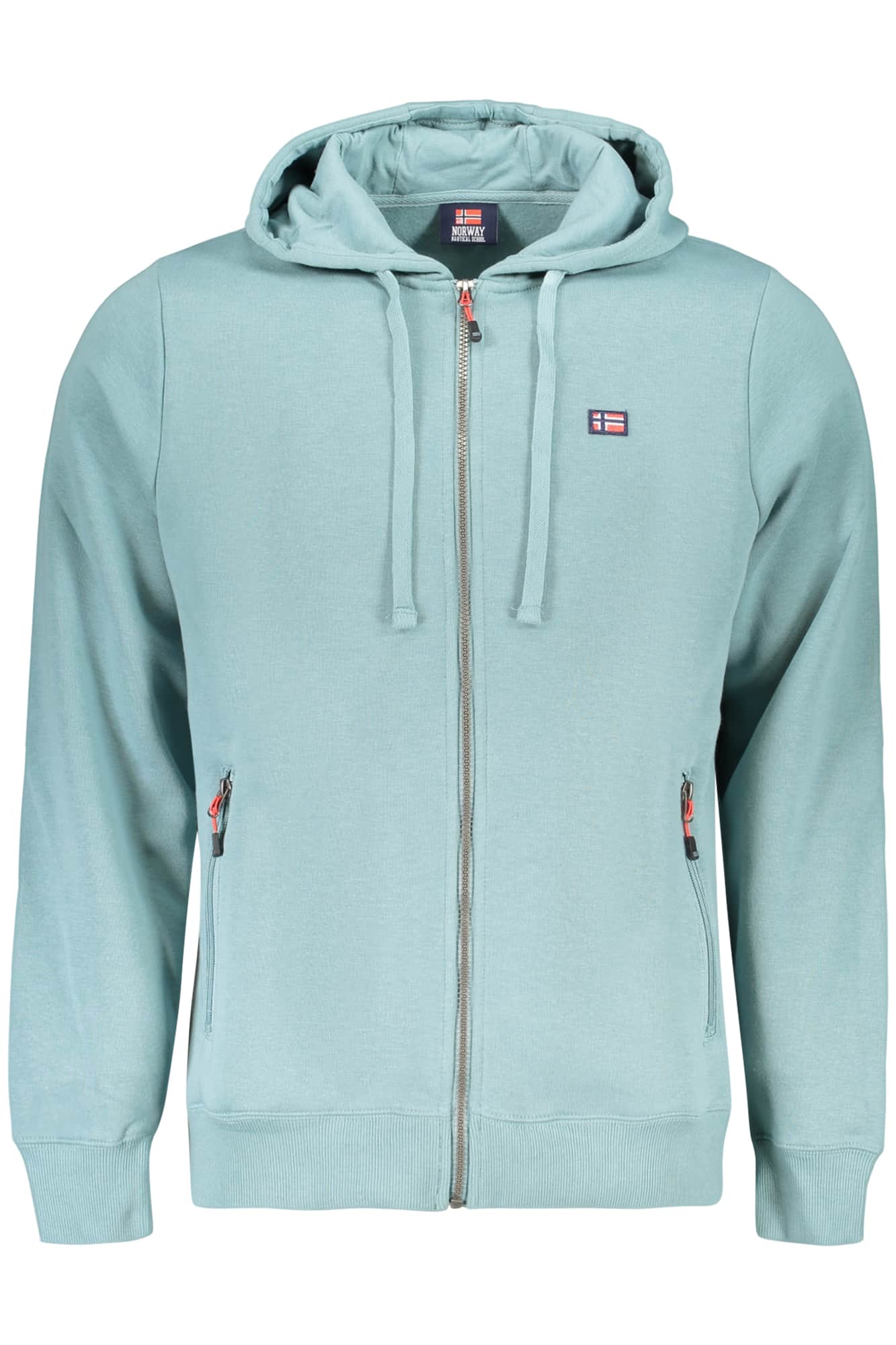 Norway 1963 hombre verde con cremallera sudadera