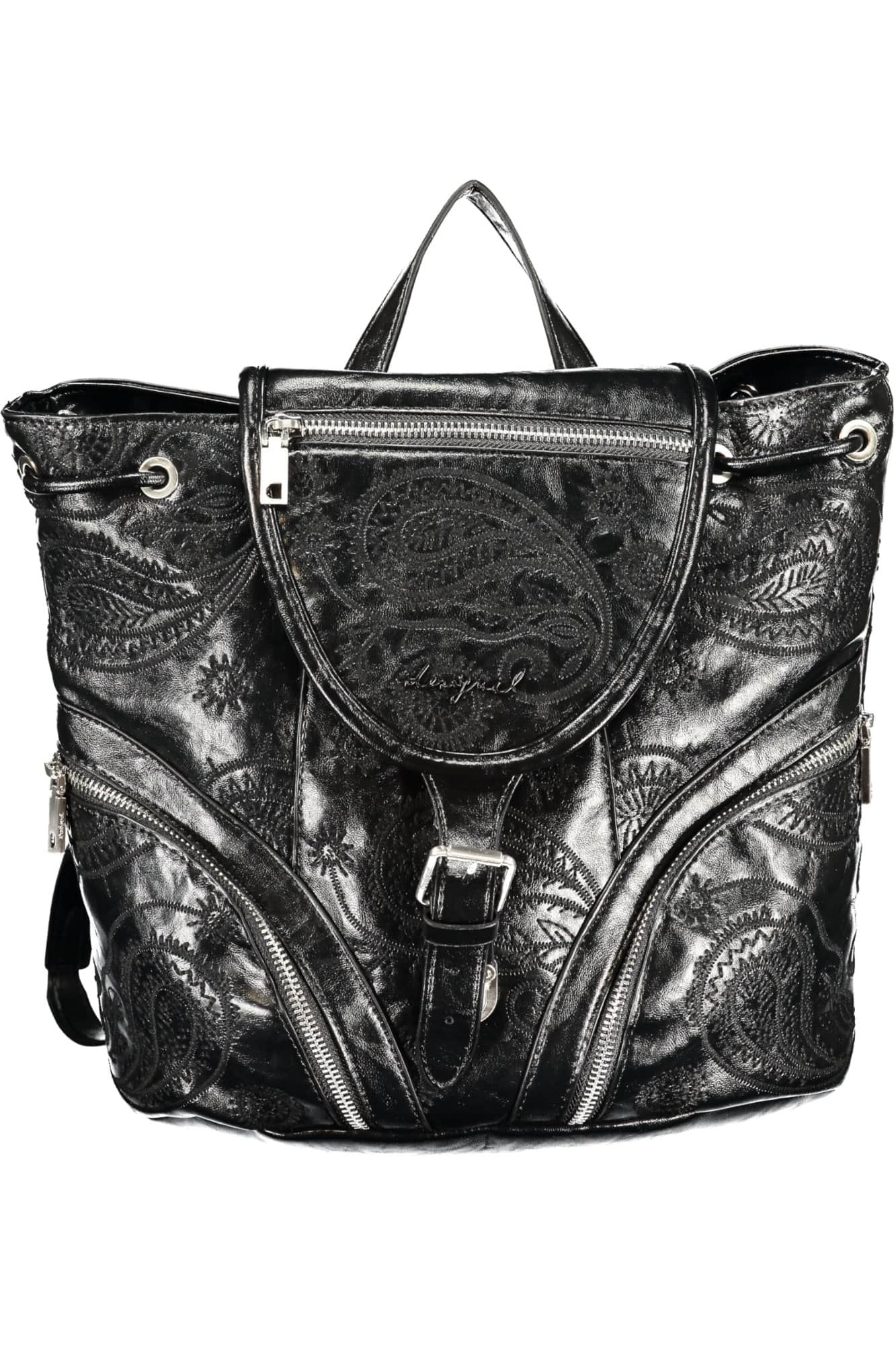 Desigual mujer negro mochila