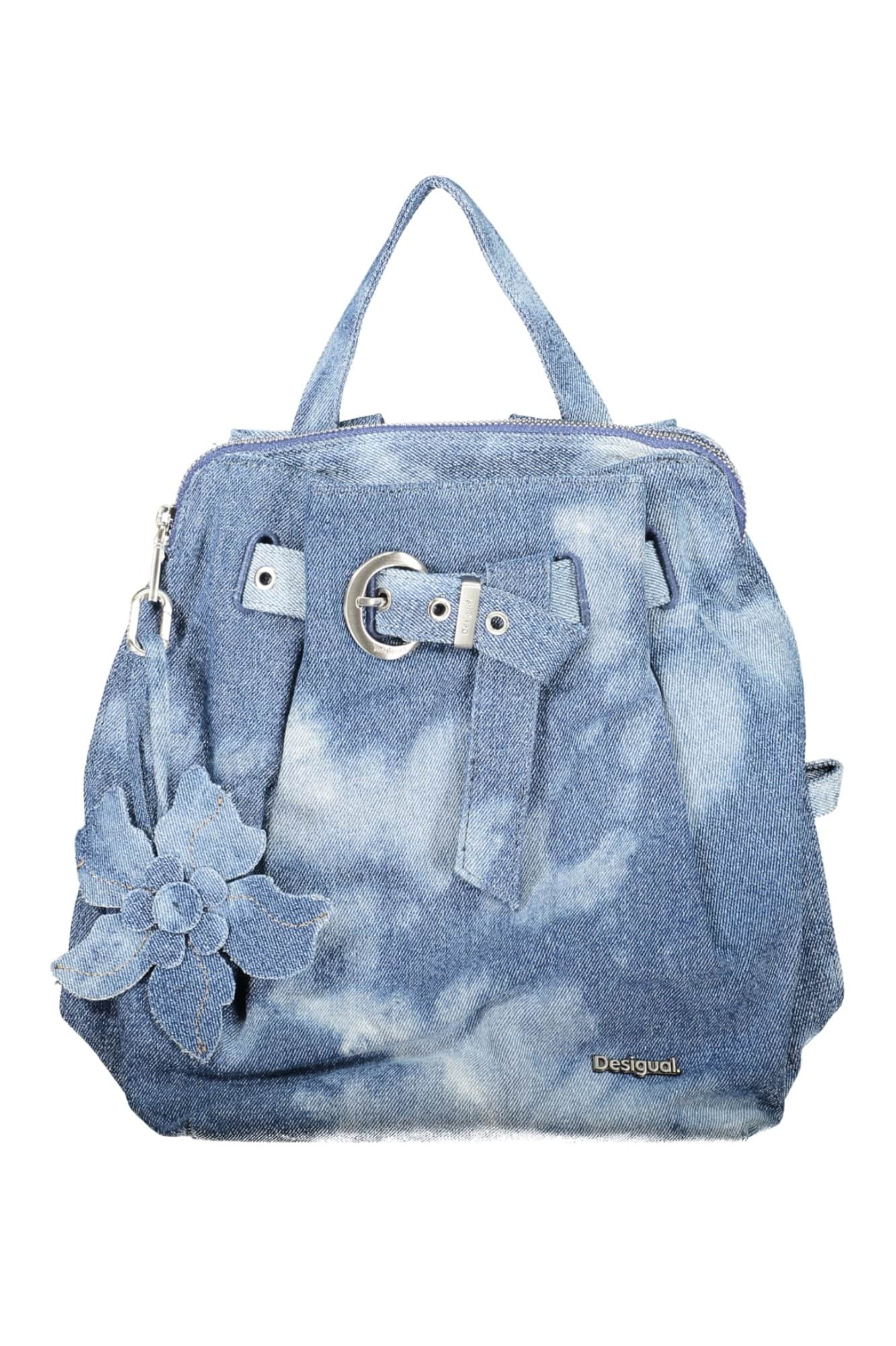 Desigual mujer azul mochila